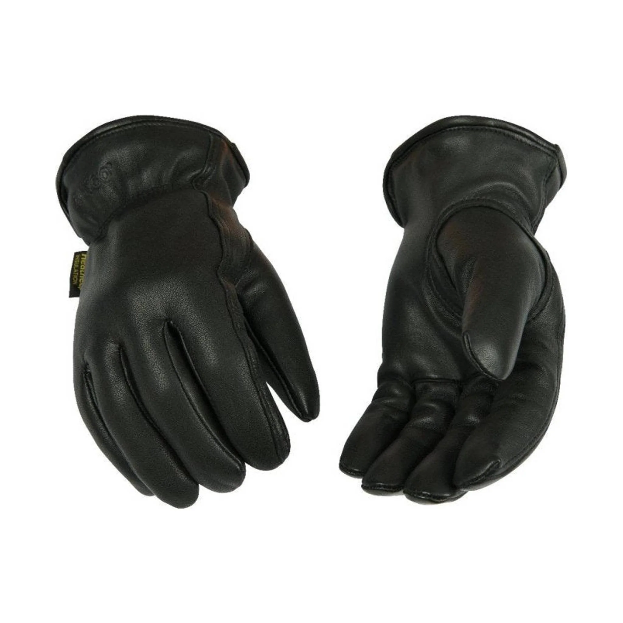 Kinco Men's Lined Grain Goatskin Leather Driver - Black - Image 2