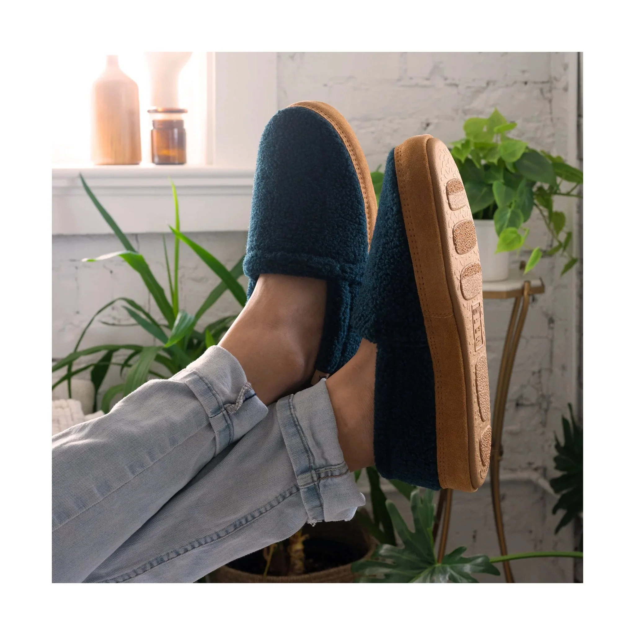 Acorn Men's Moc Slippers - Blue Spruce - Image 5