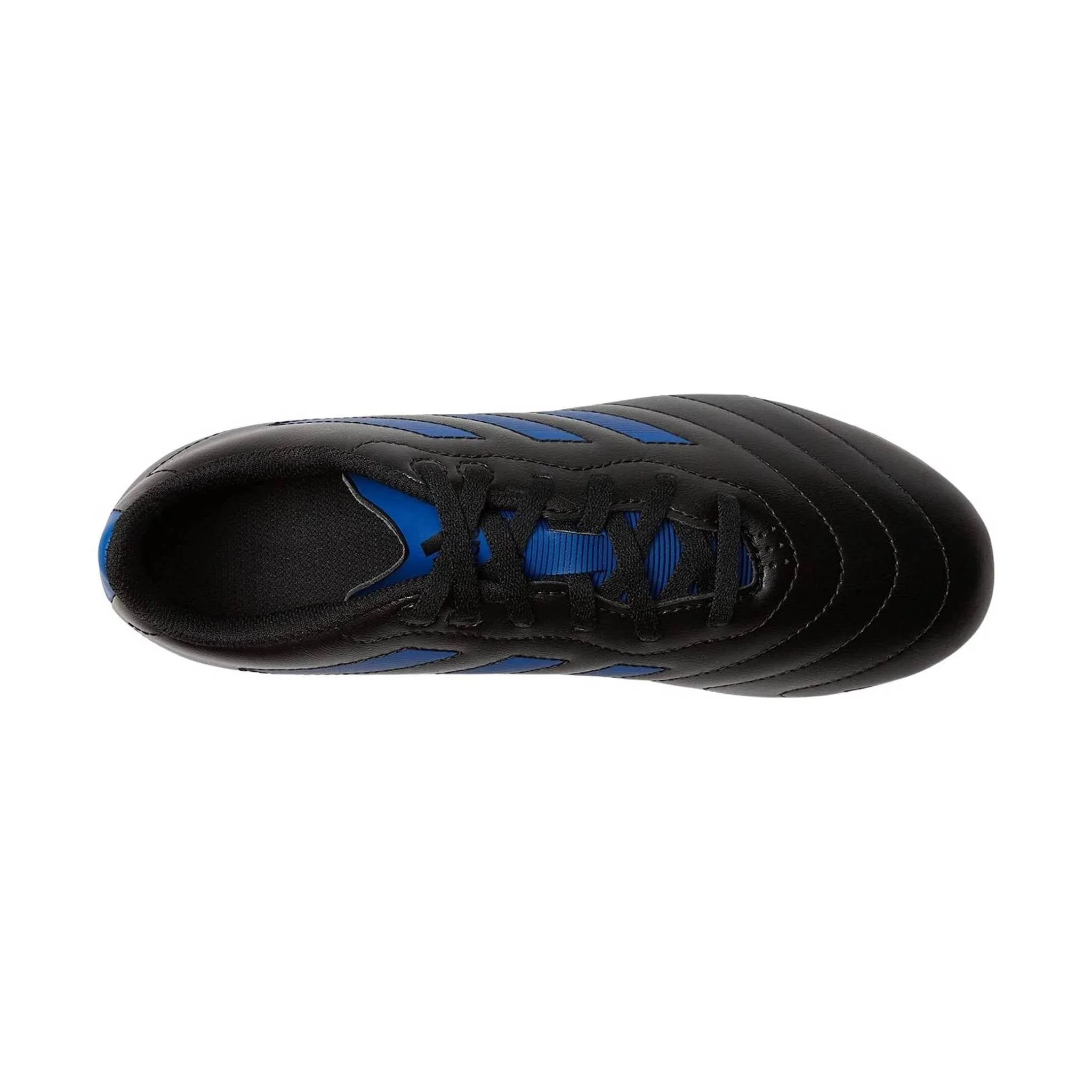 Adidas Kids' Goletto VIII FG Soccer Cleats - Black/Blue - Image 3