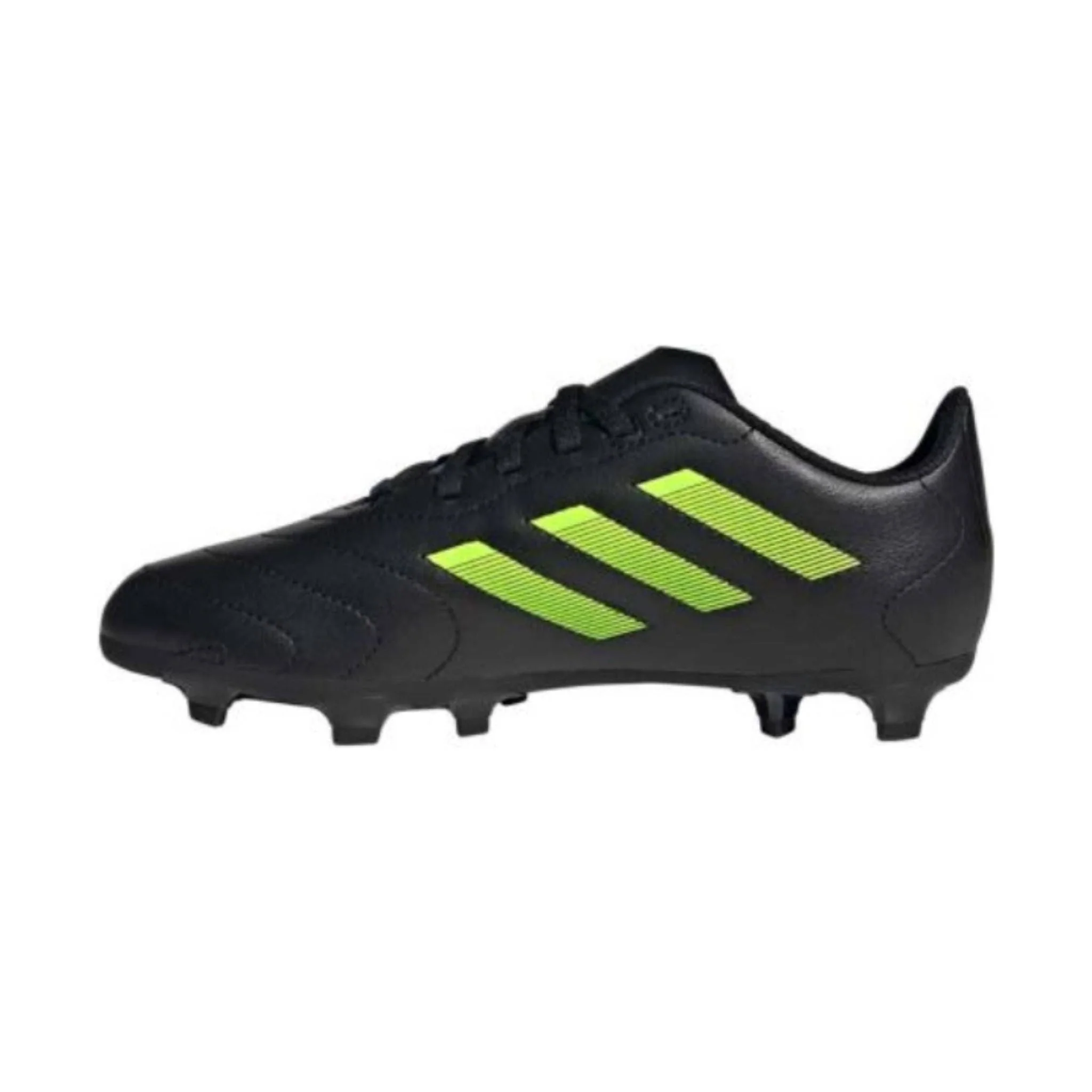 Adidas Kids' Goletto VIII FG Soccer Cleats - Black/Green - Image 3
