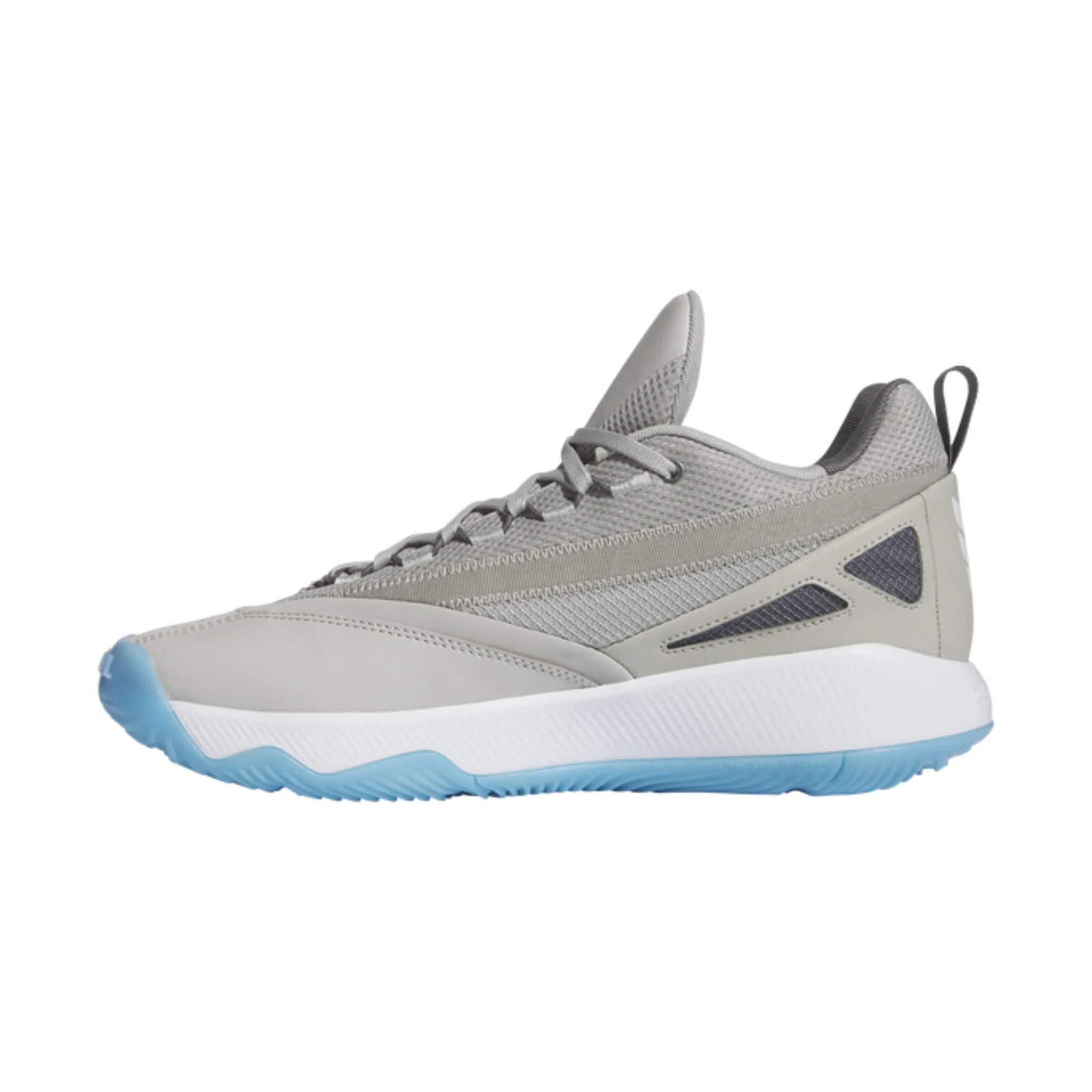 Adidas Men's Dame Certified 2 Low Basketball Shoes - Grey/Metal Grey/White - Image 2
