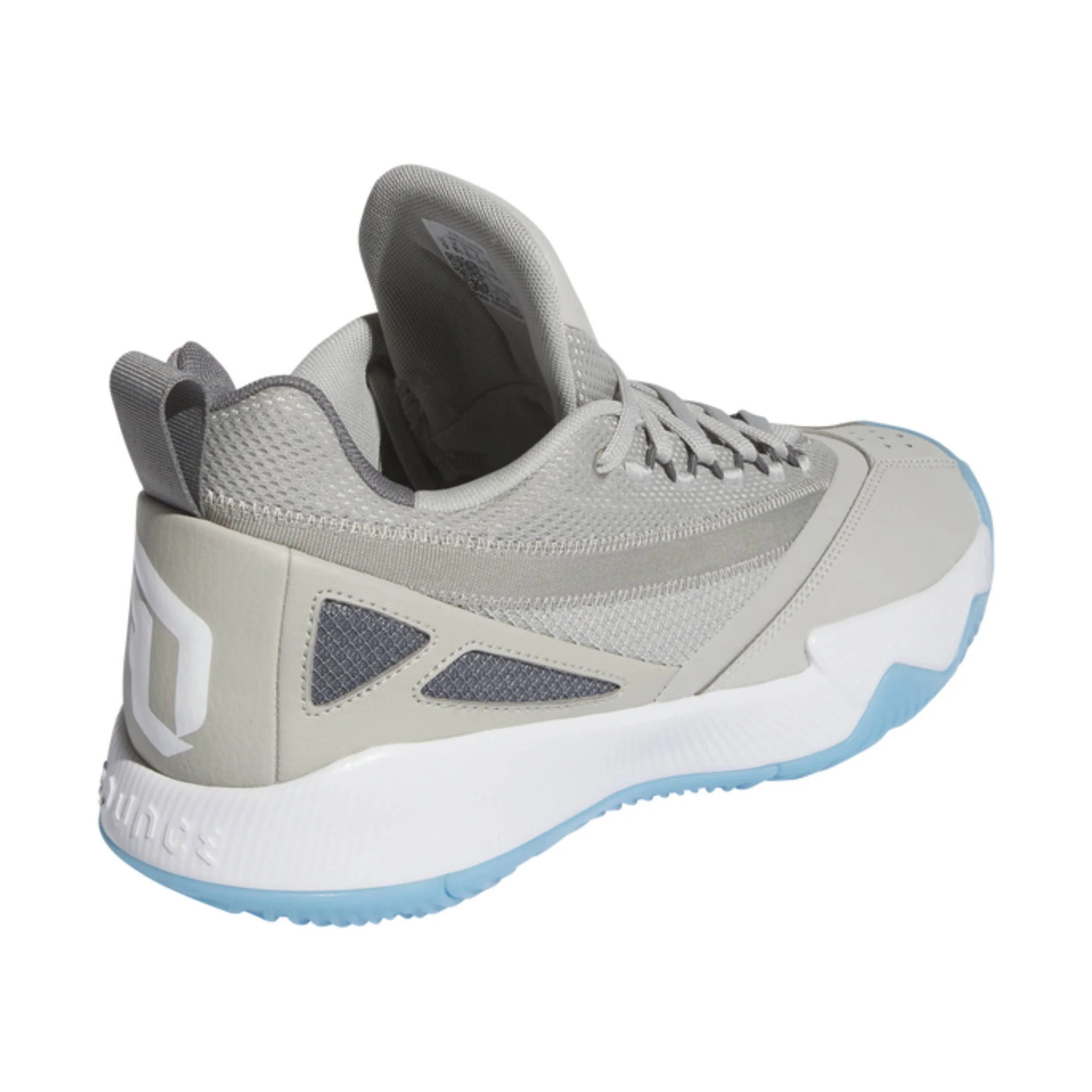 Adidas Men's Dame Certified 2 Low Basketball Shoes - Grey/Metal Grey/White - Image 3