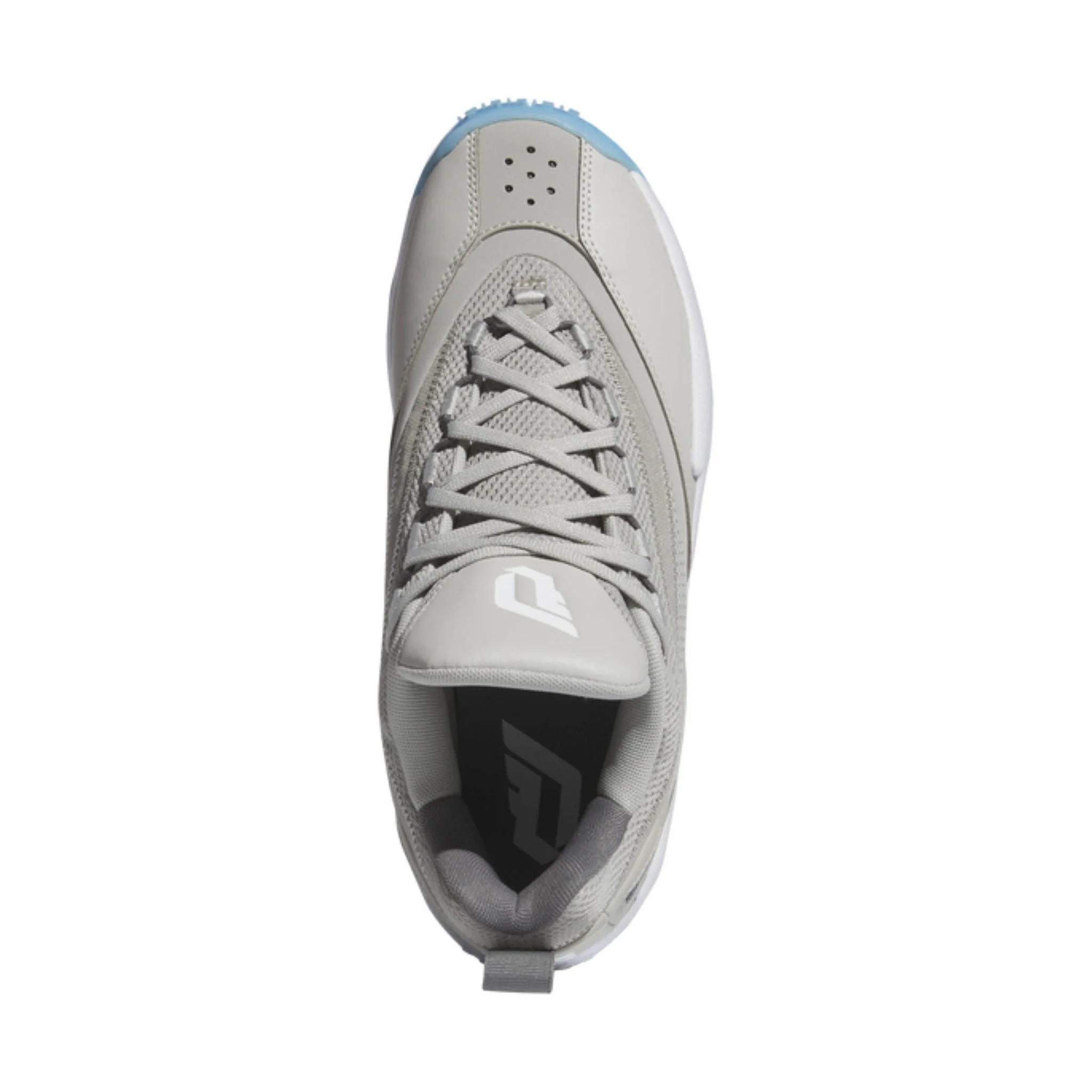 Adidas Men's Dame Certified 2 Low Basketball Shoes - Grey/Metal Grey/White - Image 4