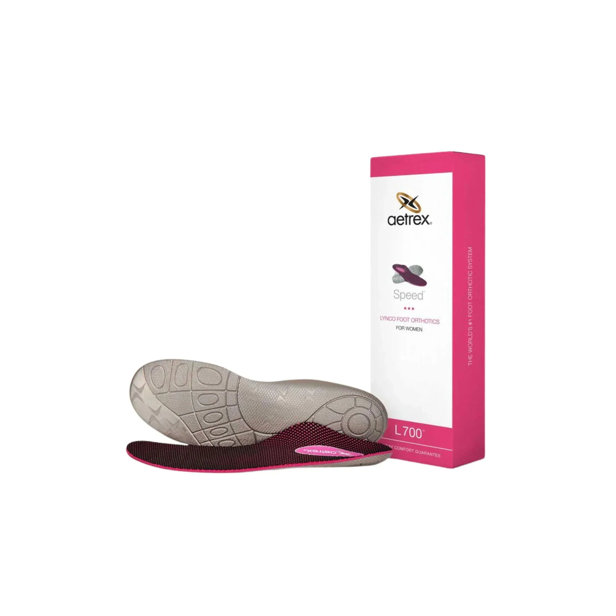 Aetrex Women's Speed For Running Orthotics - Pink - Image 6