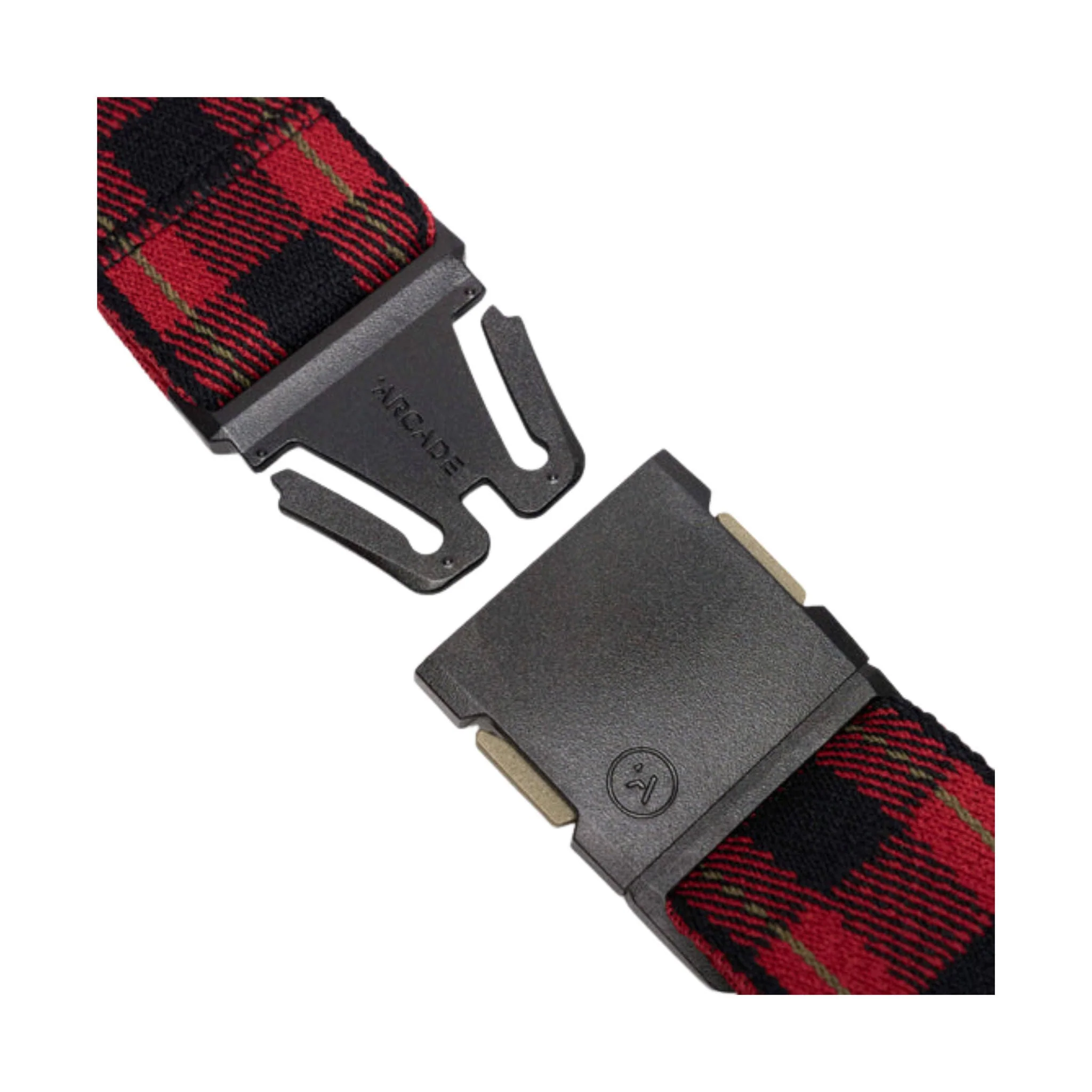 Arcade Plaid Belt - Red/Black - Image 3