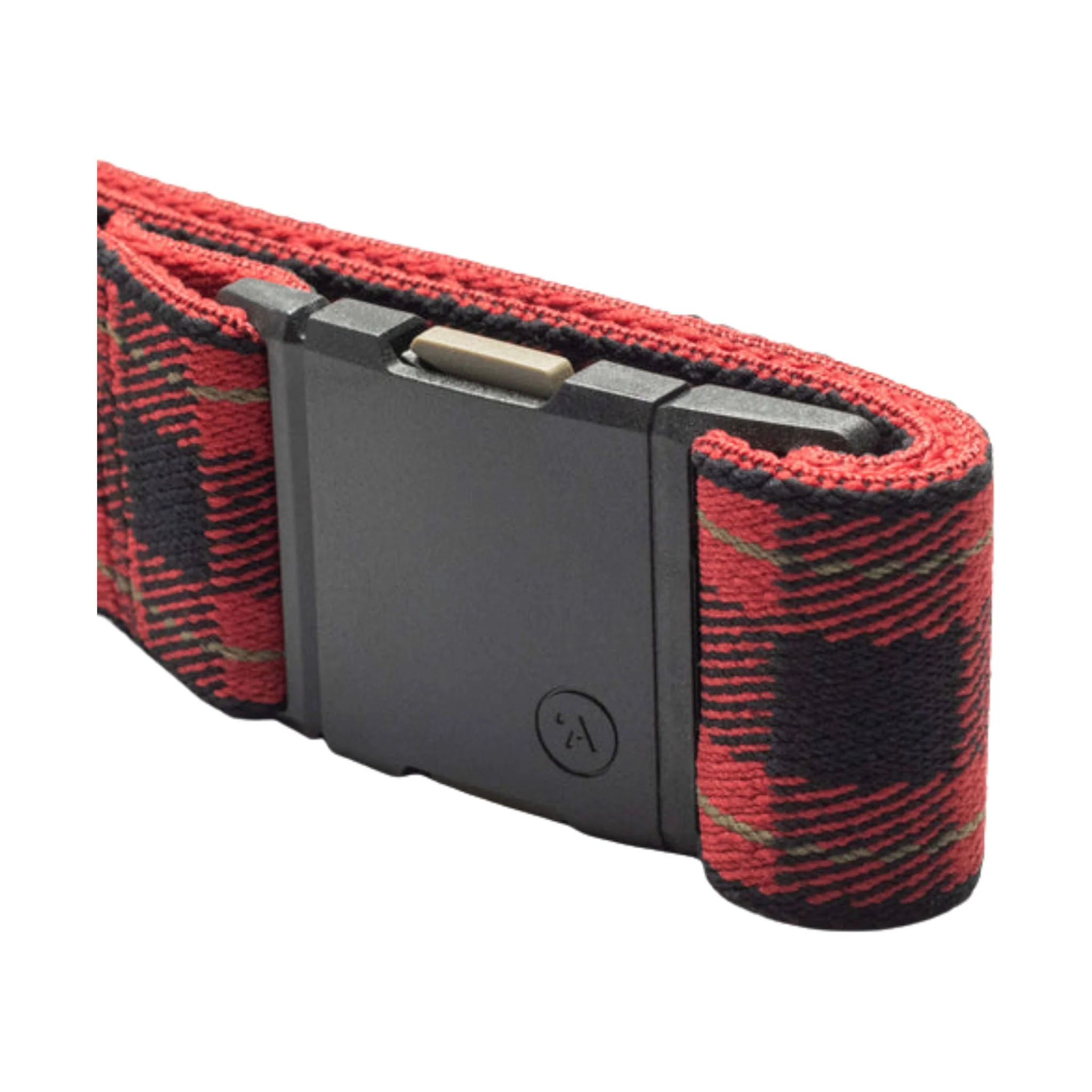 Arcade Plaid Belt - Red/Black - Image 4