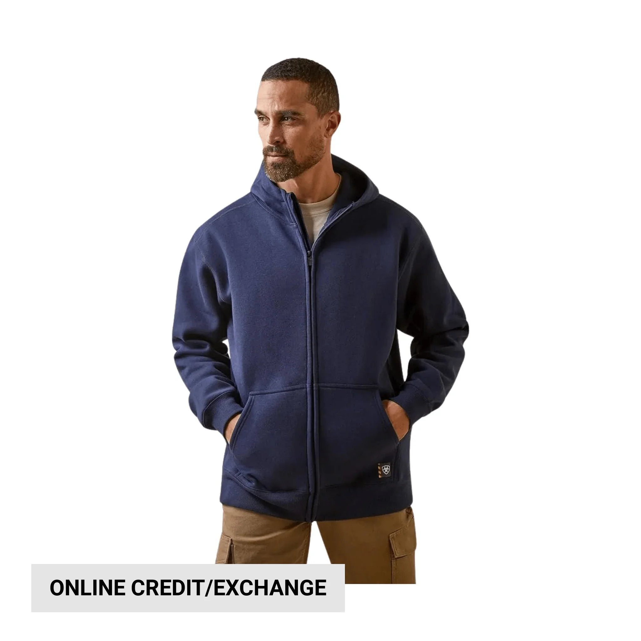 Ariat Men's Born For This Full Zip Hoodie - Navy