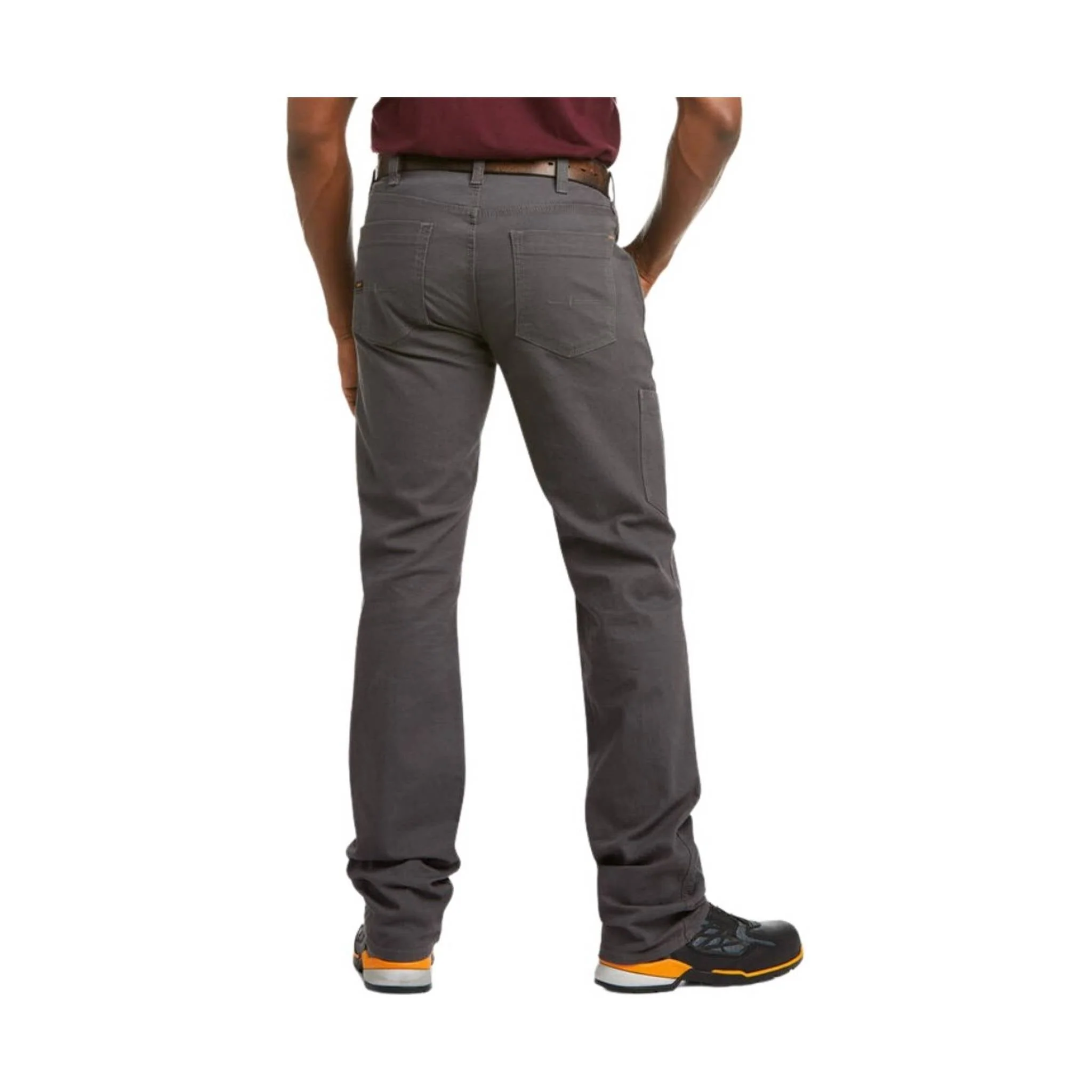 Ariat Men's Low Rise DuraStretch Straight Leg Pant - Gray - Image 3