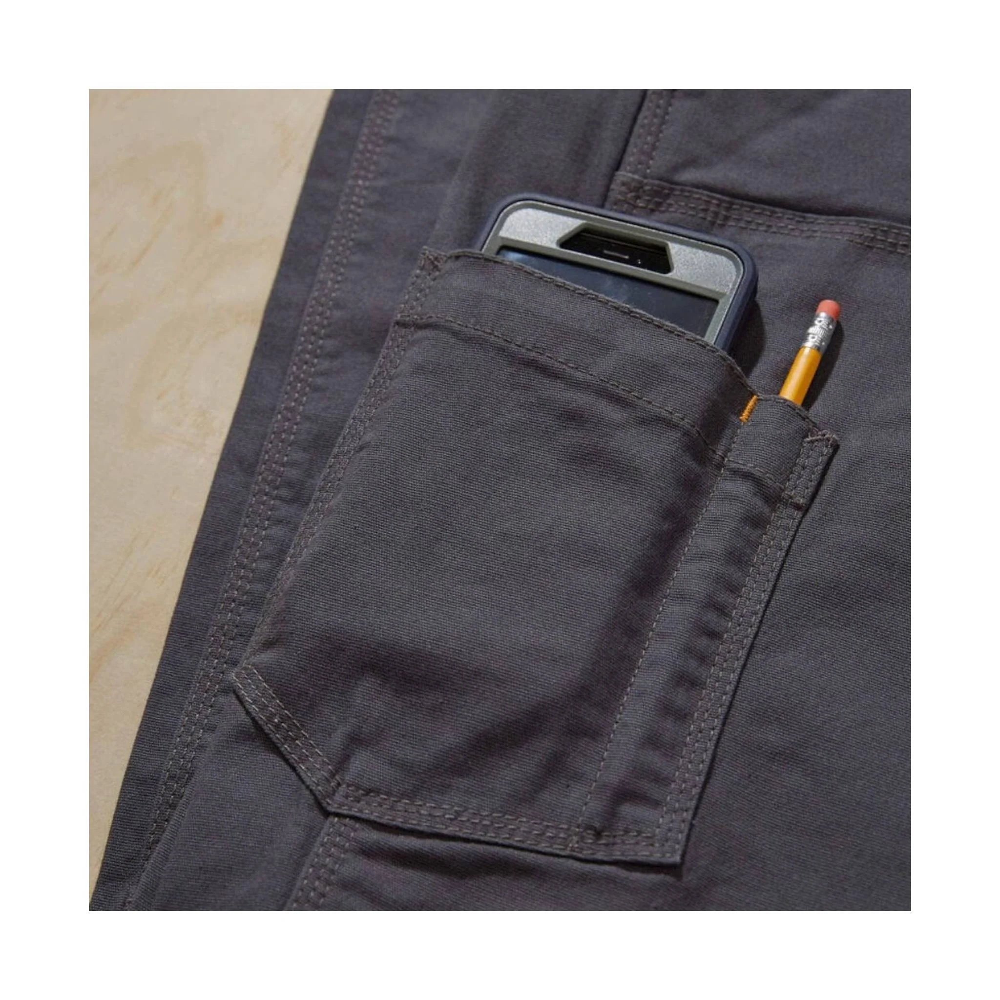 Ariat Men's Low Rise DuraStretch Straight Leg Pant - Gray - Image 8