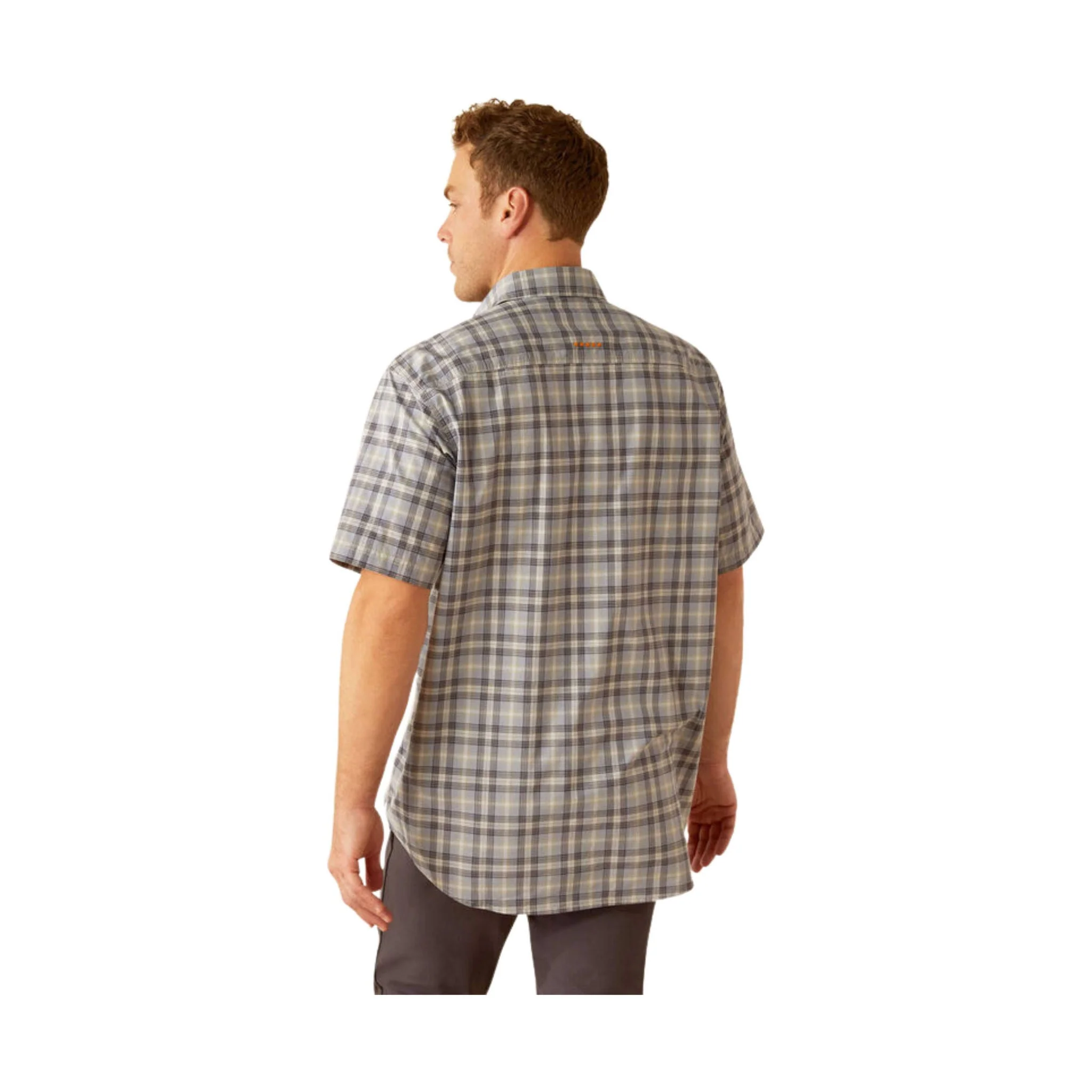 Ariat Men's Made Tough Durastretch Work Shirt - Wild Dove - Image 2