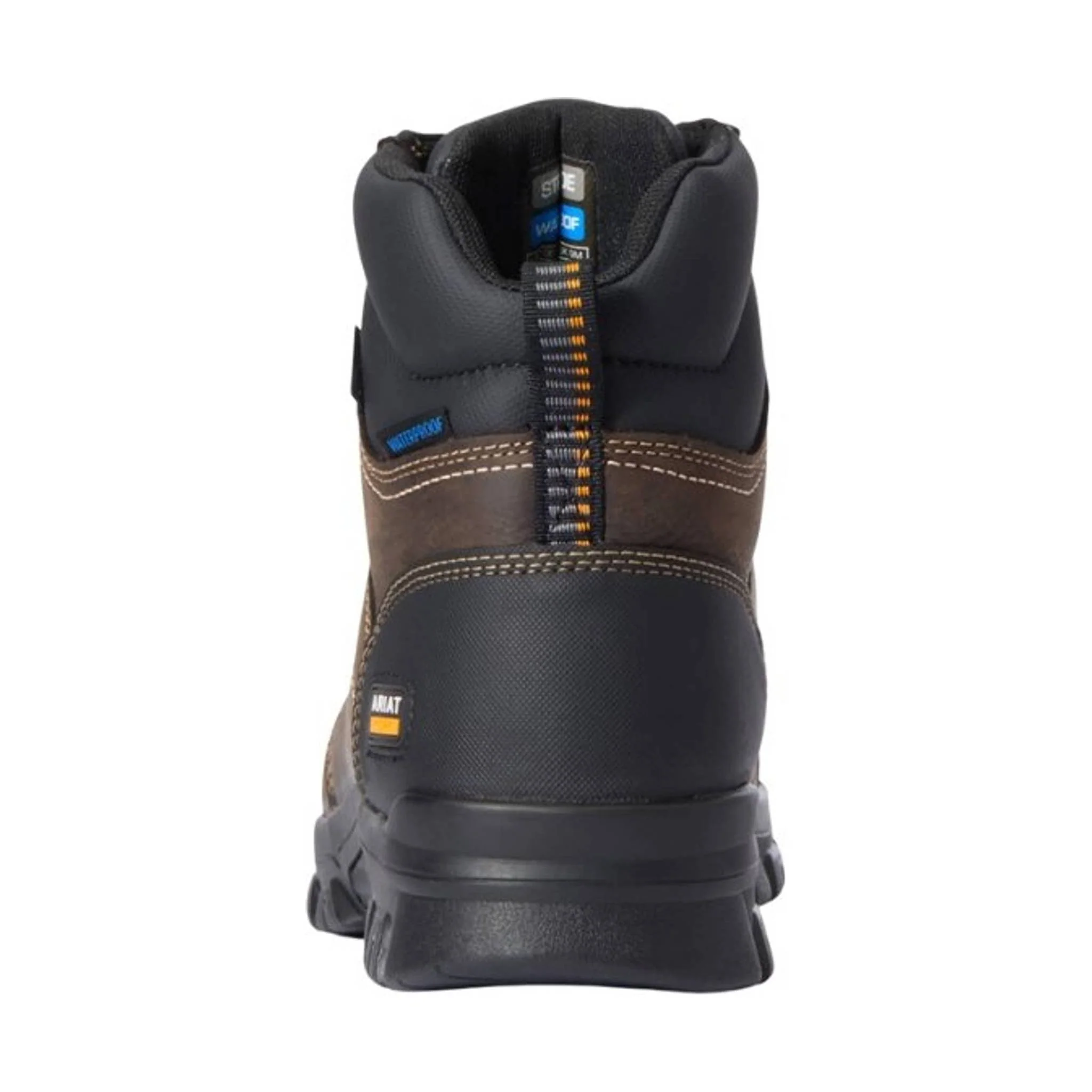 Ariat Men's Treadfast 6in Waterproof Steel Toe Work Boot - Dark Brown - Image 4