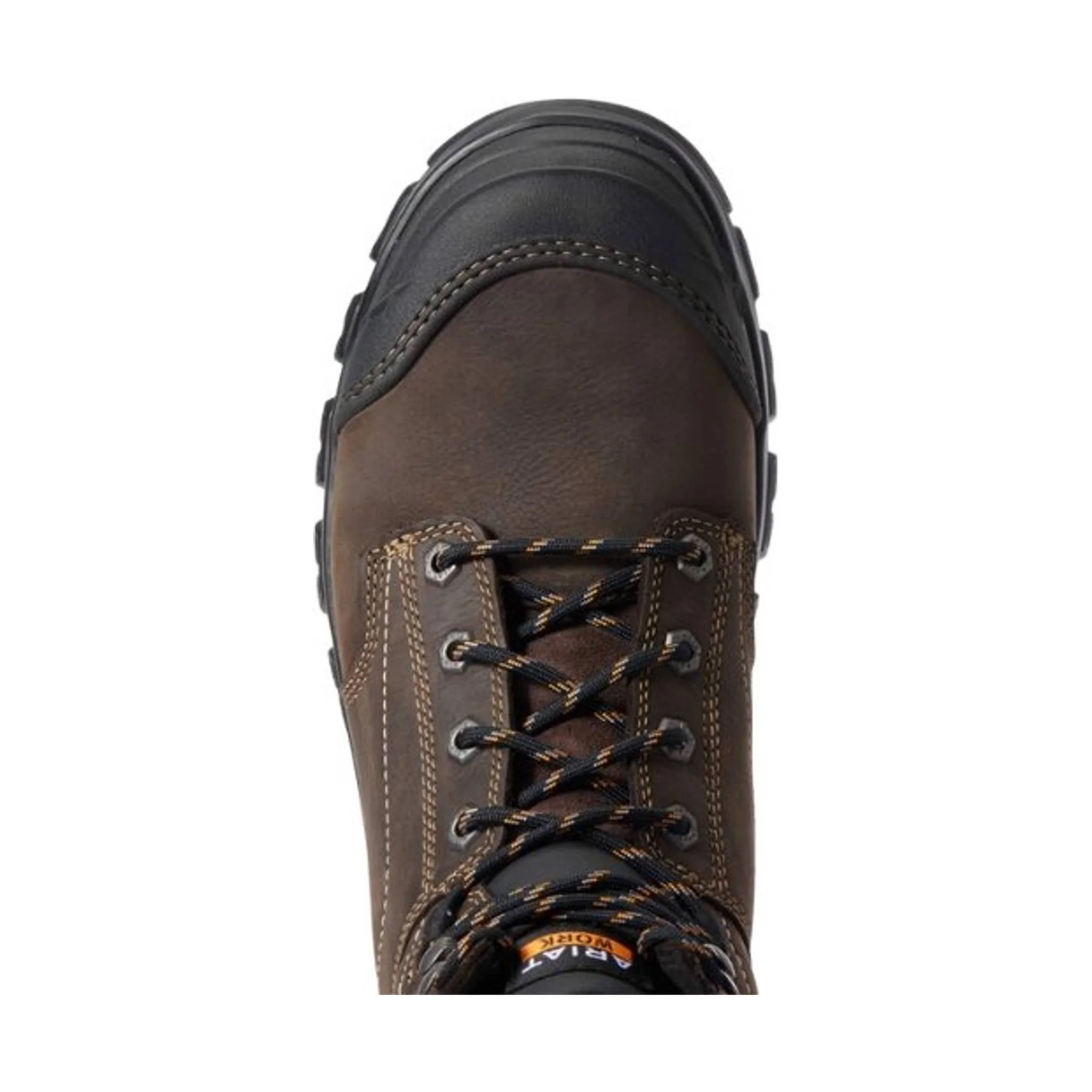 Ariat Men's Treadfast 6in Waterproof Steel Toe Work Boot - Dark Brown - Image 5