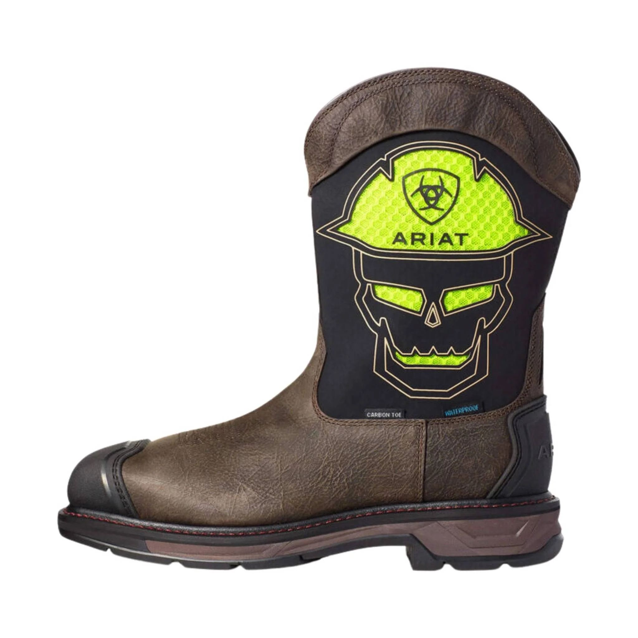Ariat Men's WorkHog XT VentTEK Bold Waterproof Carbon Toe Work Boot - Iron Coffee - Image 2
