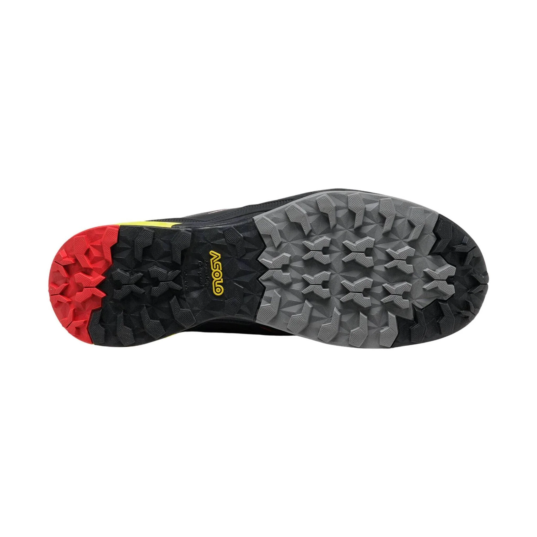 Asolo Men's Softrock Hiking Shoes - Black/Yellow - Image 4