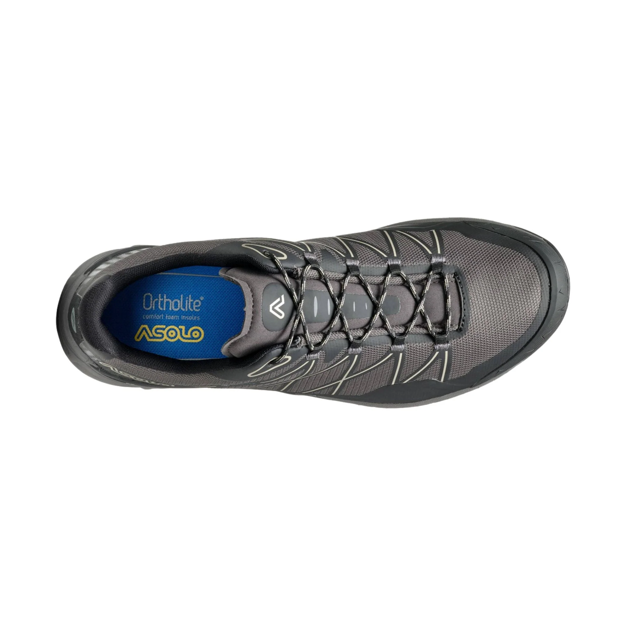 Asolo Men's Tahoe GTX Hiking Shoes - Shark Grey/Black/Beige - Image 3