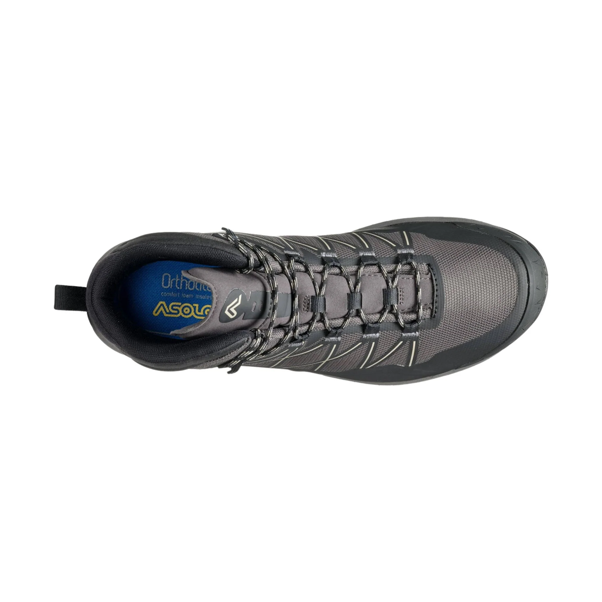 Asolo Men's Tahoe Mid GTX Hiking Boot - Shark Grey/Black/Beige - Image 3