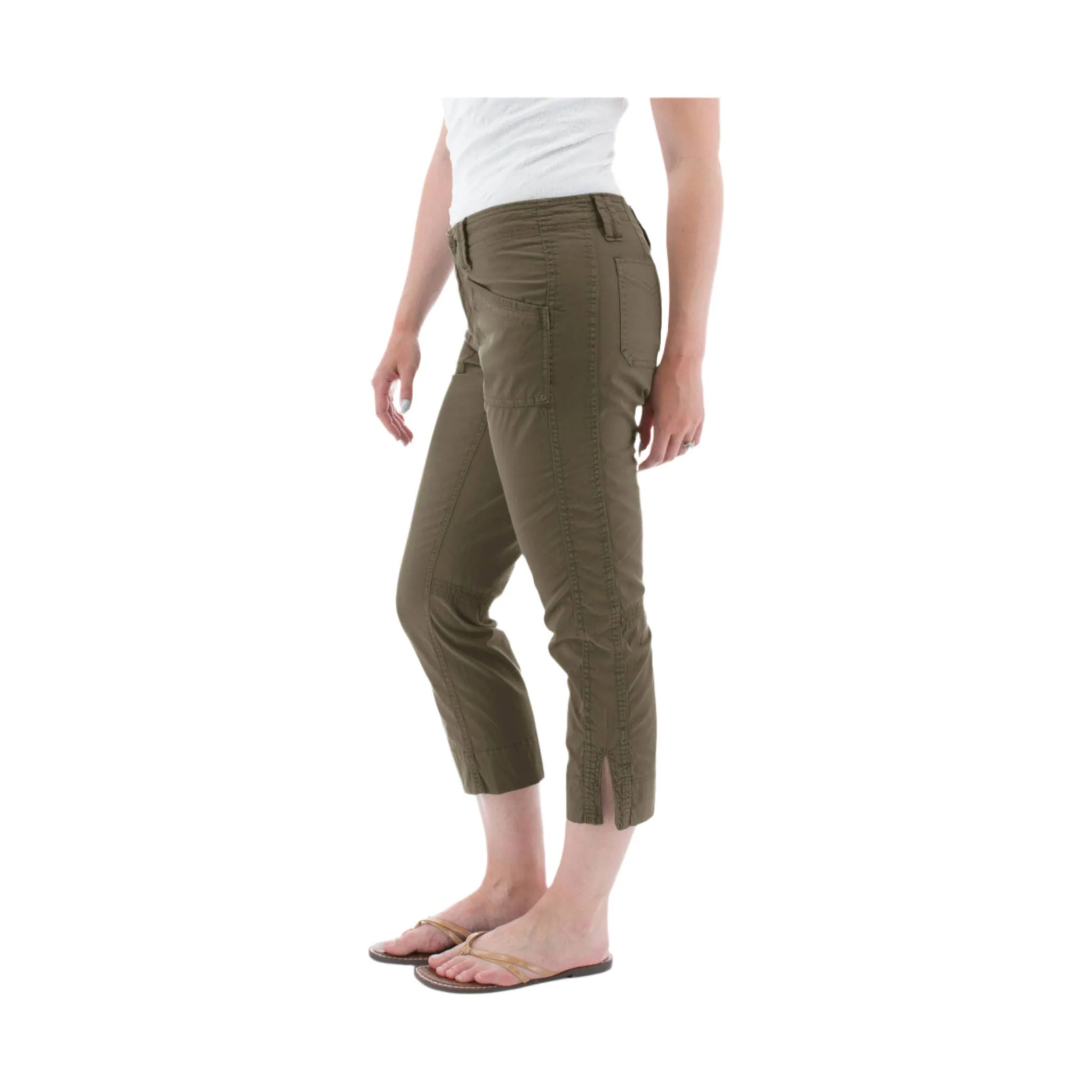 Aventura Women's Arden Organic Cotton Crop Pant - Grape Leaf - Image 2
