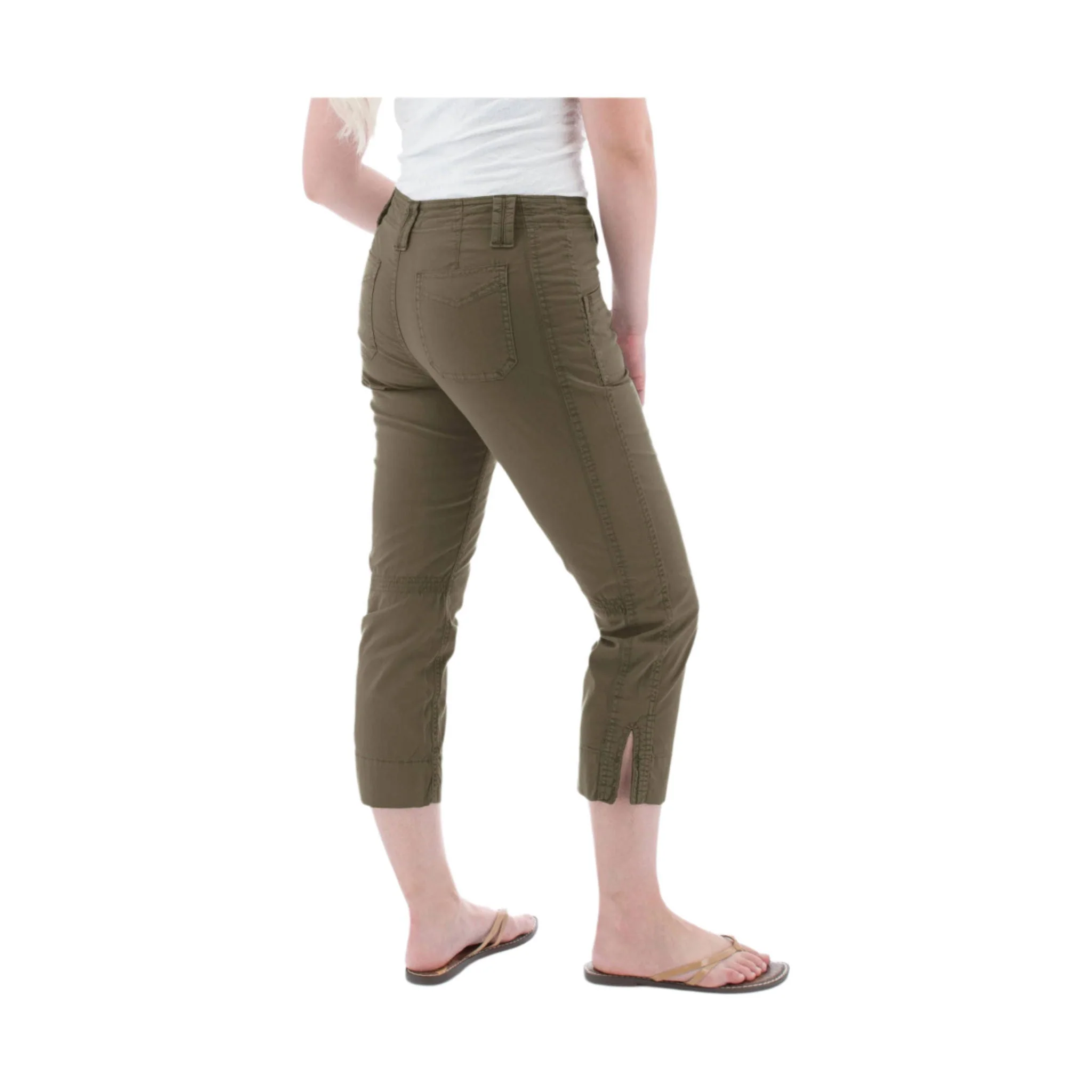 Aventura Women's Arden Organic Cotton Crop Pant - Grape Leaf - Image 3