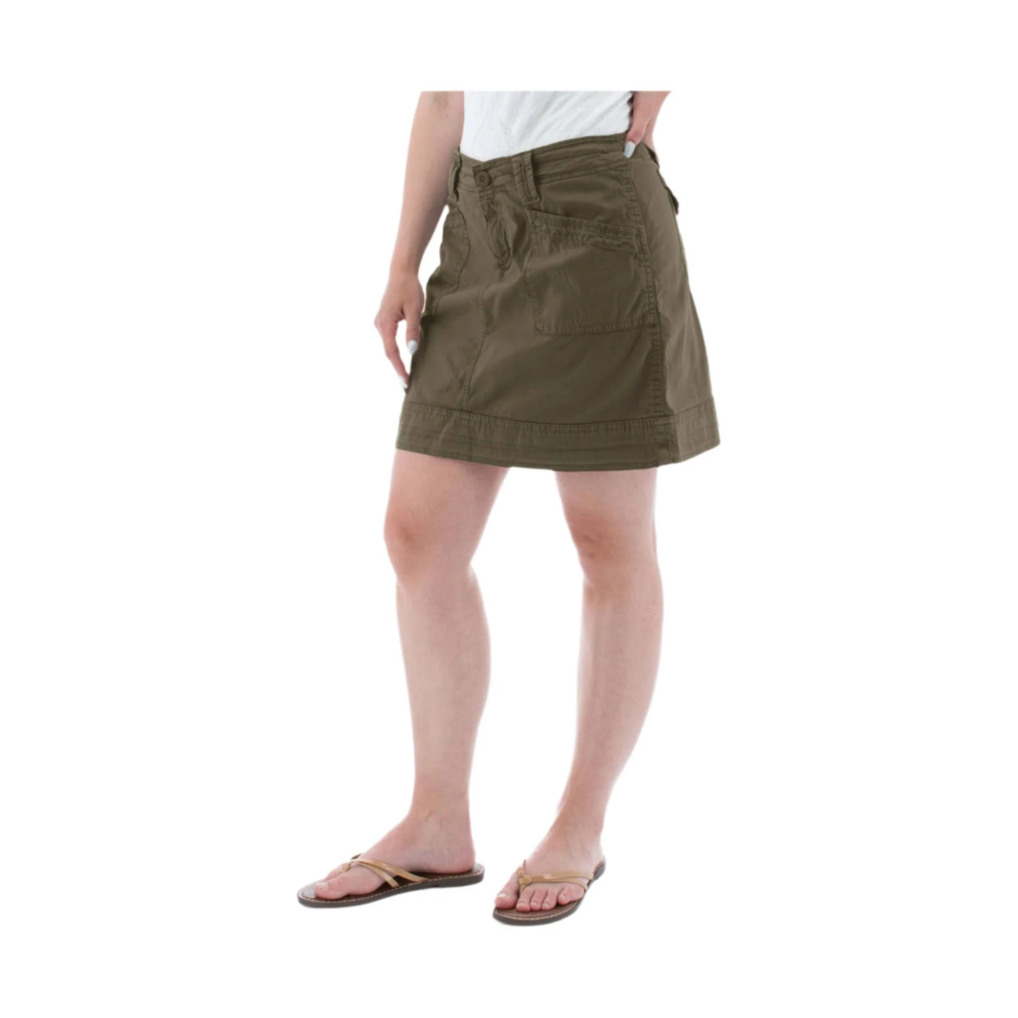 Aventura Women's Arden Woven Organic Skort - Grape Leaf - Image 2