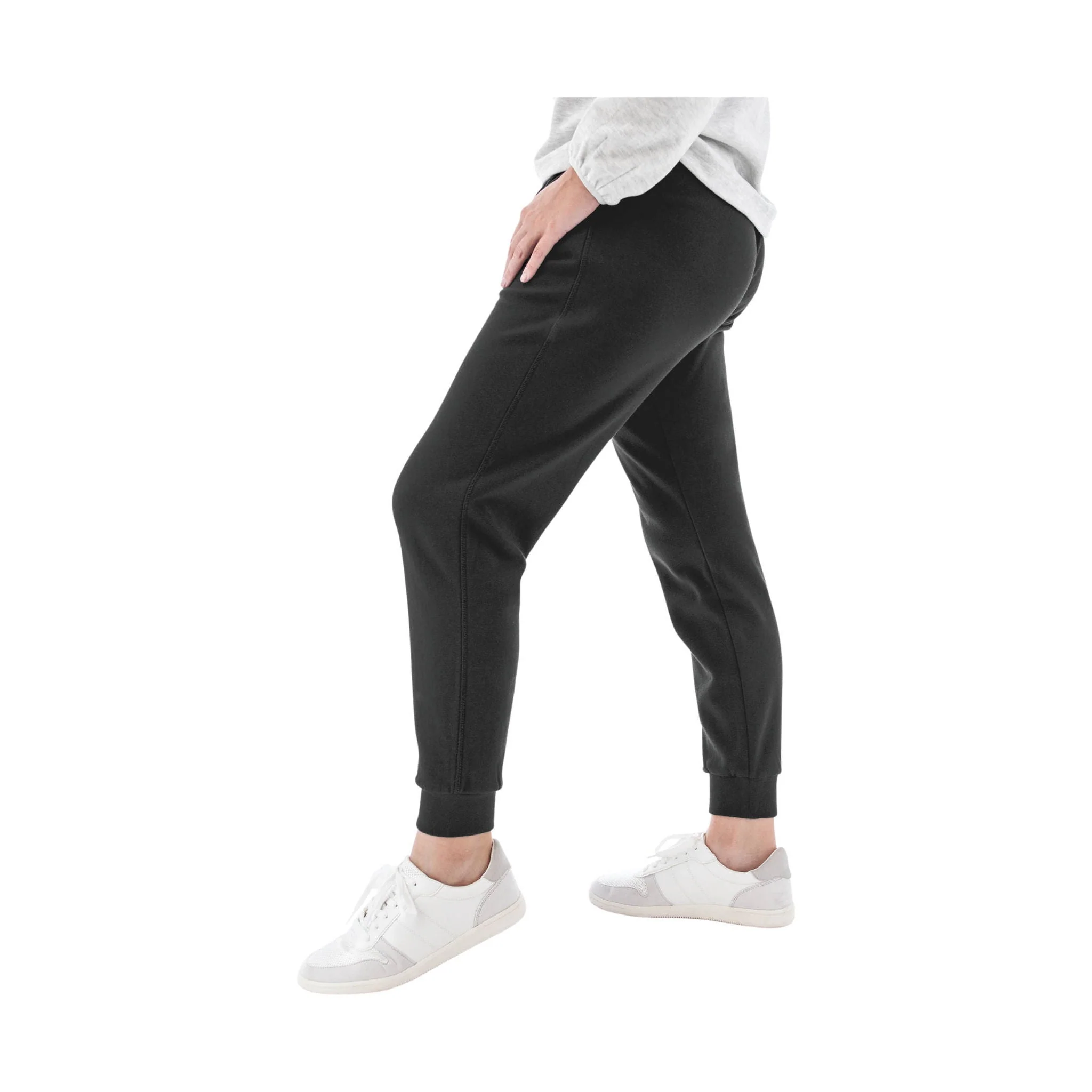 Aventura Women's Dog Walker Fleece Jogger - Black - Image 3