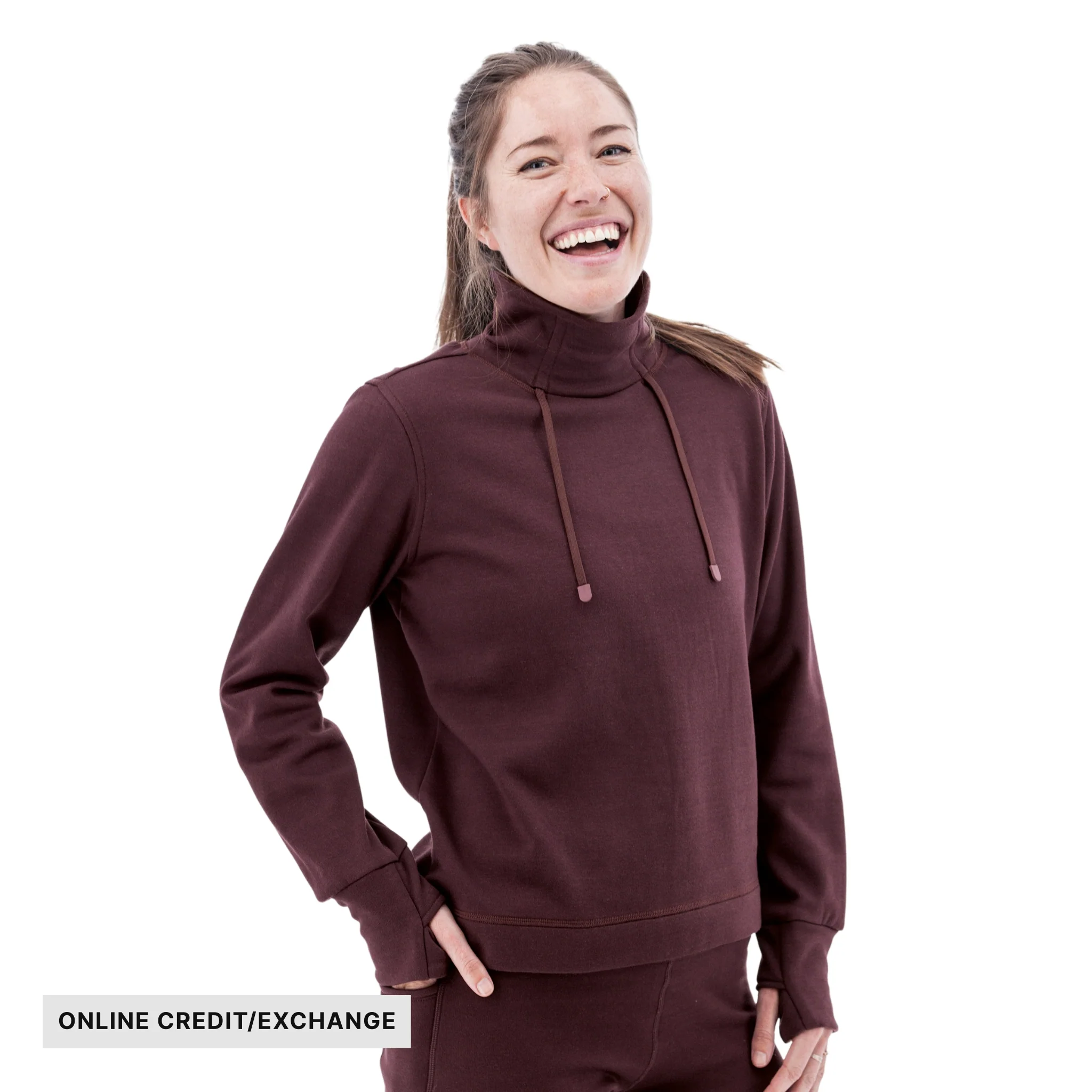 Aventura Women's Dog Walker Fleece Pullover - Sassafras