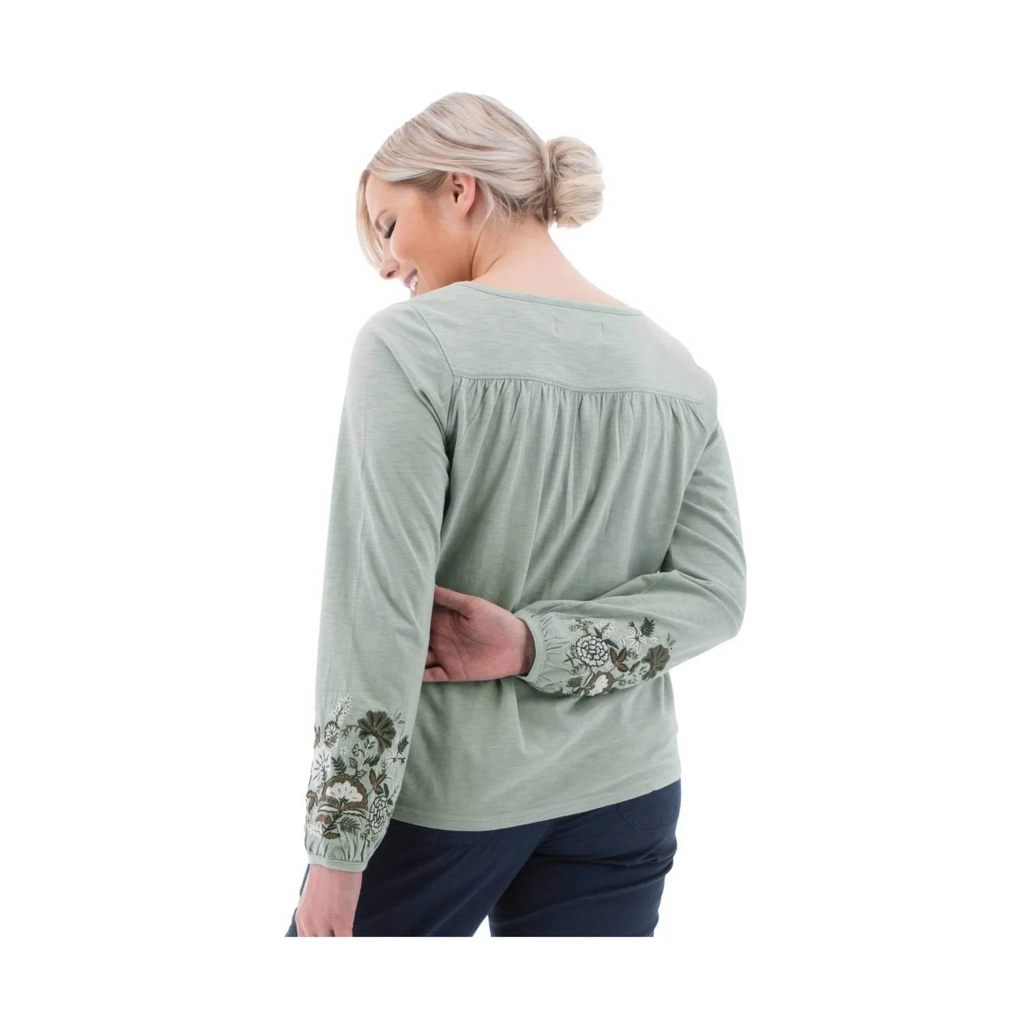 Aventura Women's Kateri Long Sleeve Top - Grey Mist - Image 2