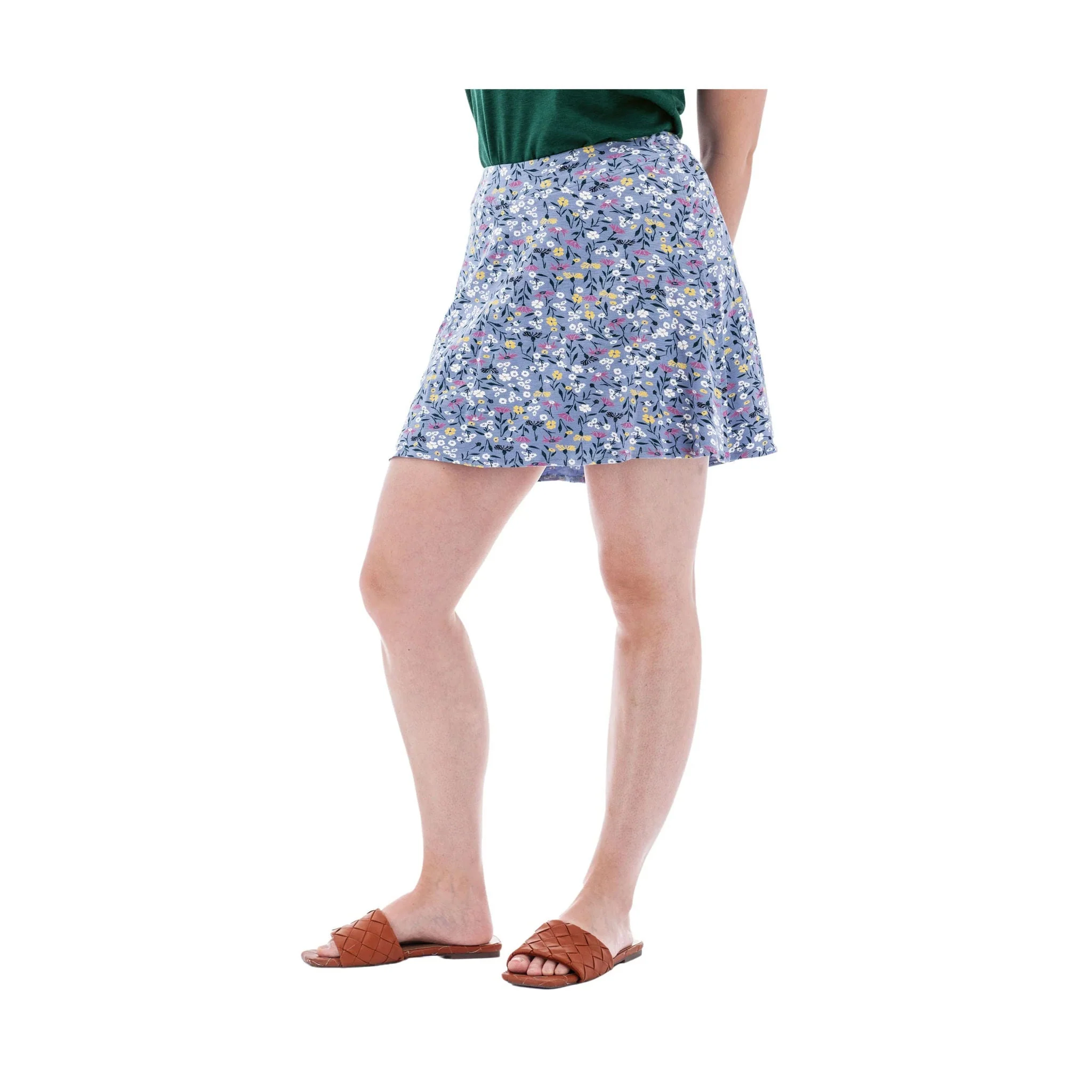 Aventura Women's Linden Print Swing Skort - Blue Fog - Image 2