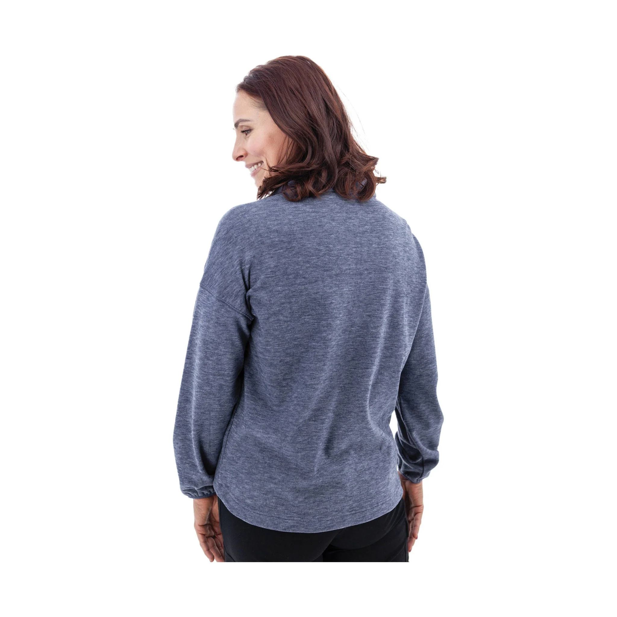 Aventura Women's McKenna Quarter Zip Fleece Pullover - Peacoat - Image 2