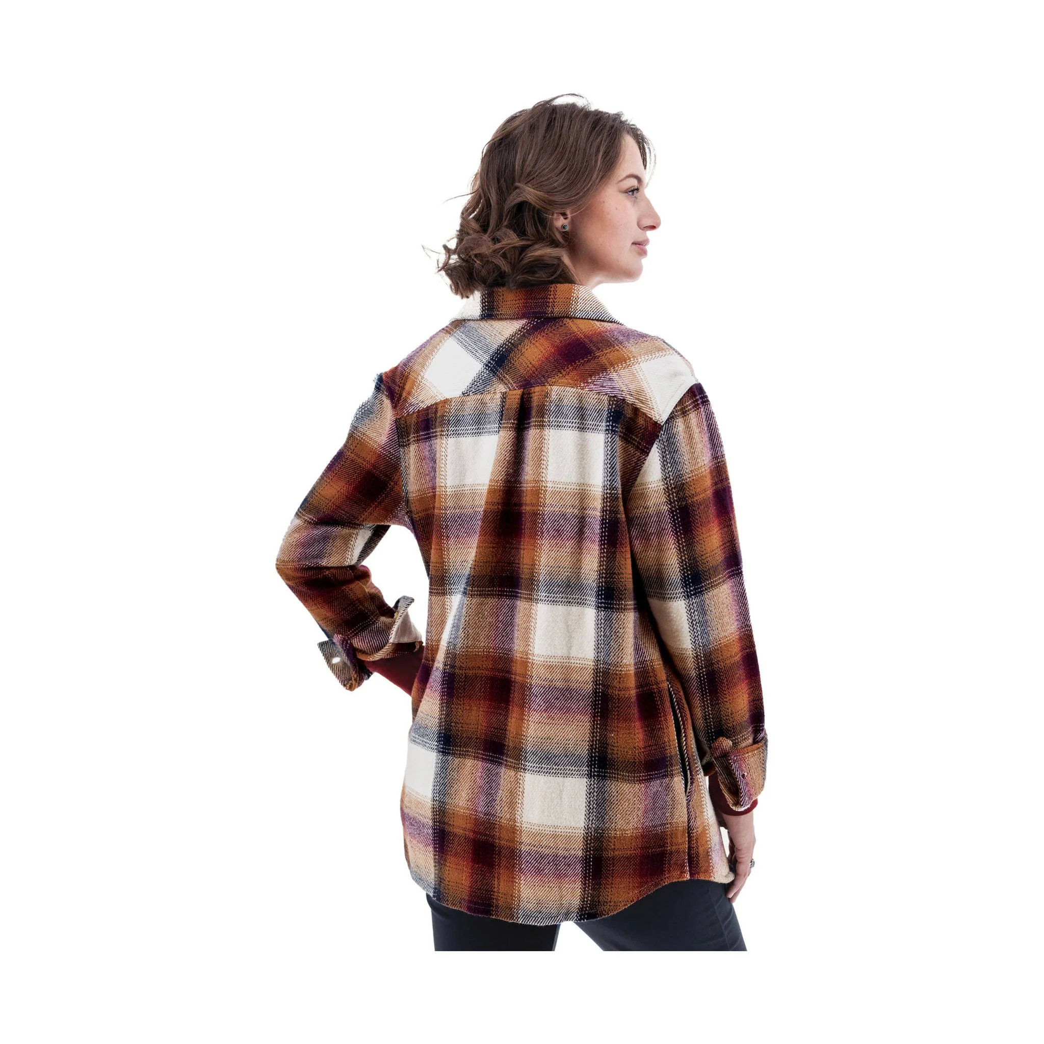 Aventura Women's Overton Organic Big Shirt - Brown - Image 2