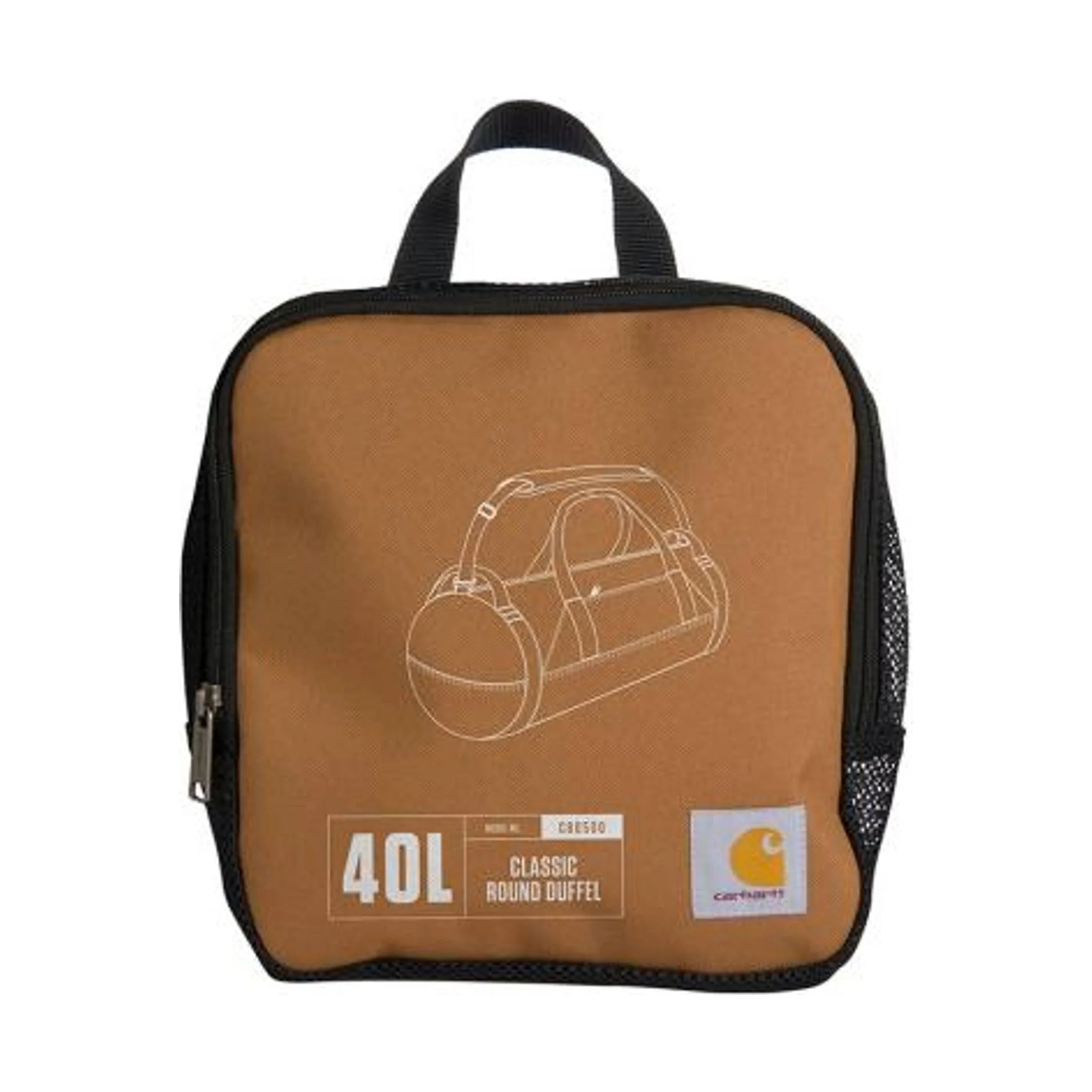 Carhartt 40L Classic Round Duffel - Carhartt Brown - Image 3