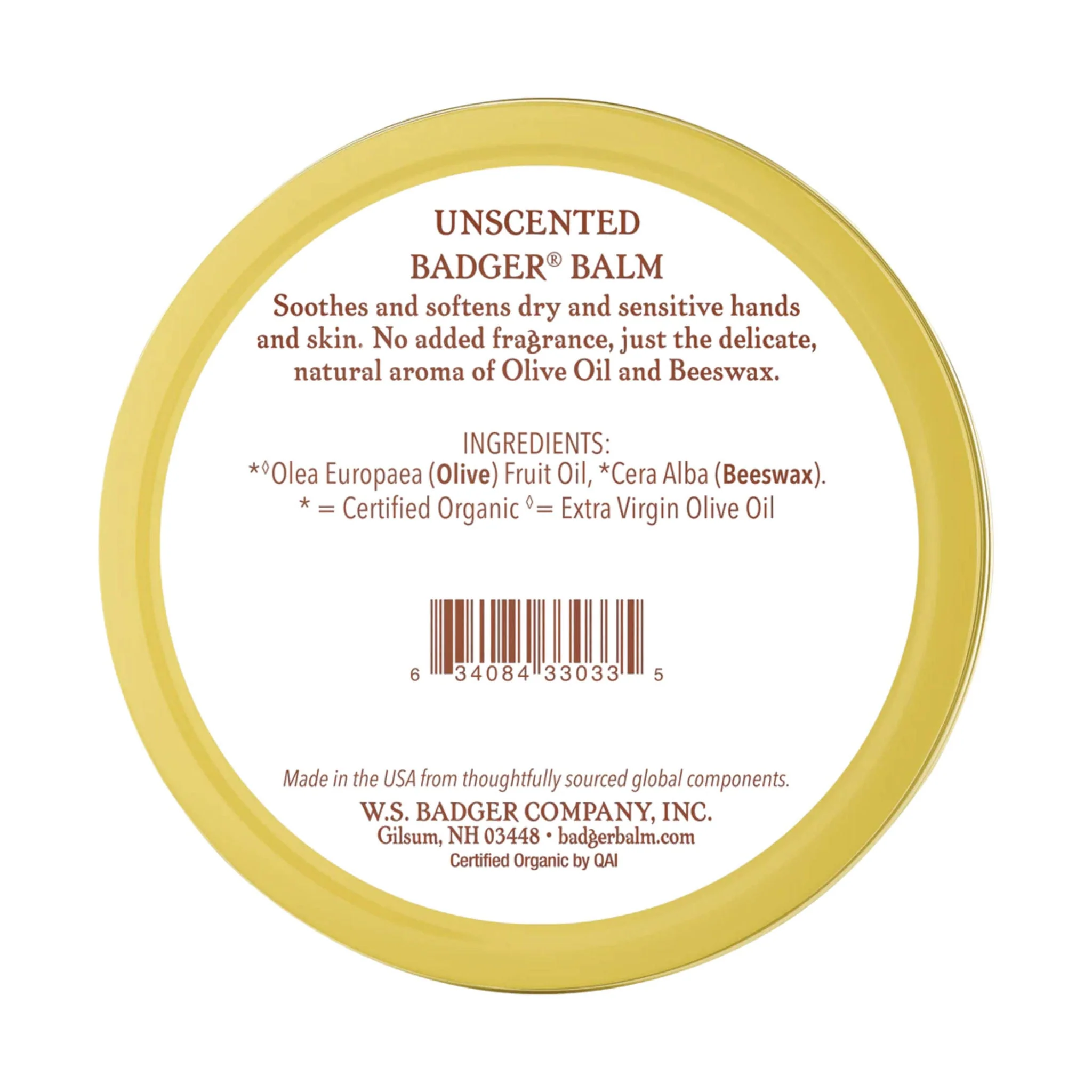 Badger Balm Unscented For Sensitive Dry Skin - Image 2