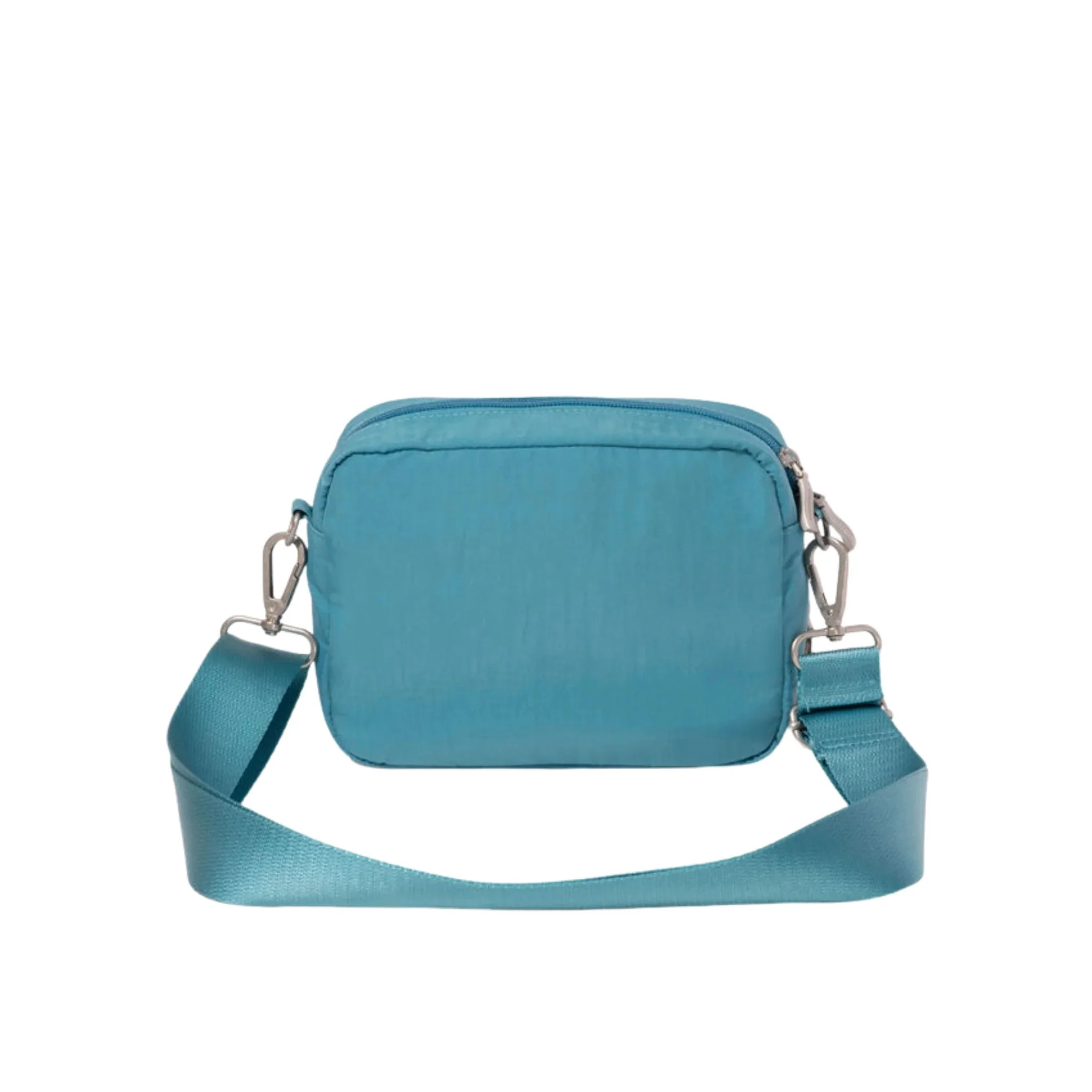 Baggallini Coastal Flip Lock Camera Bag Crossbody - Seaside Blue - Image 7