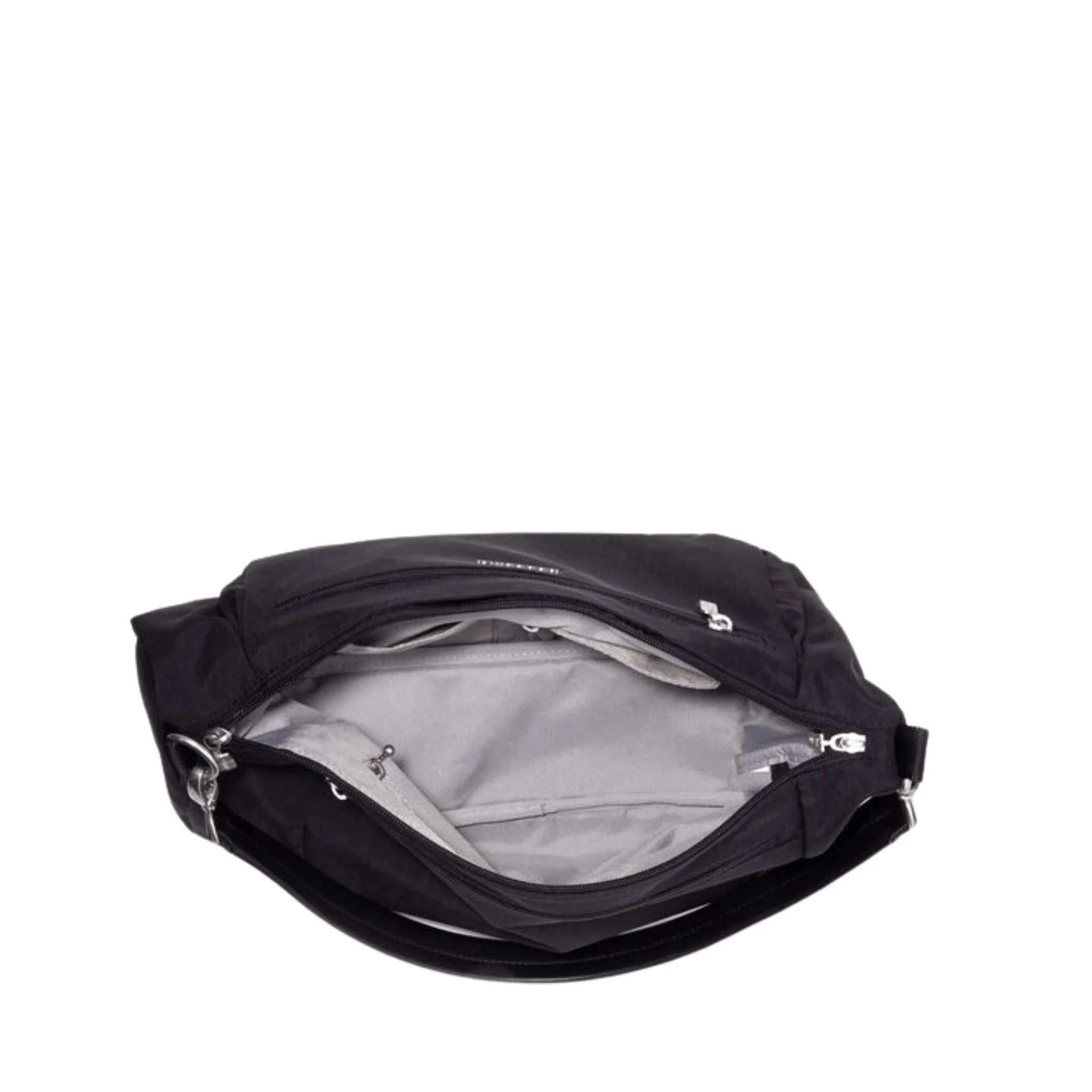 Baggallini Modern Everywhere Half Moon Messenger - Black - Image 4