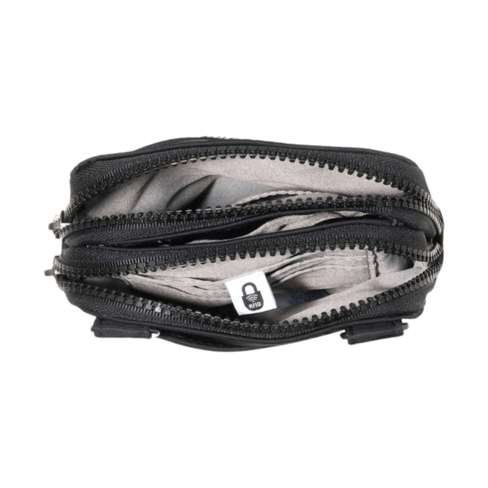 Baggallini Modern Take Two RFID Crossbody - Black Twill - Image 4