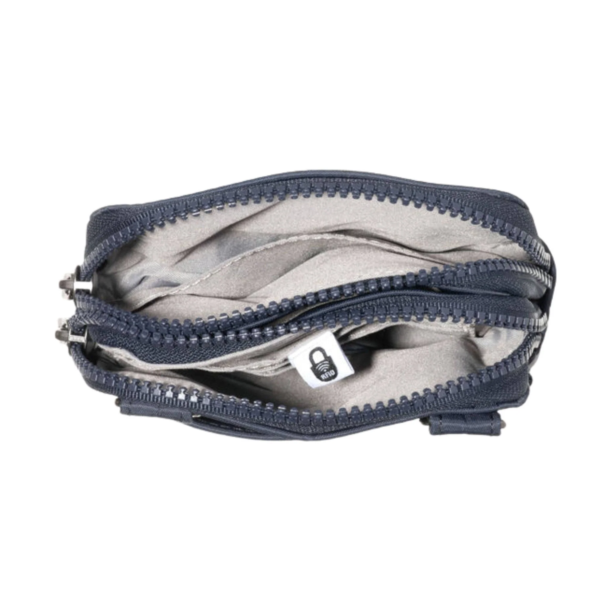 Baggallini Modern Take Two RFID Crossbody - French Navy Twill - Image 4