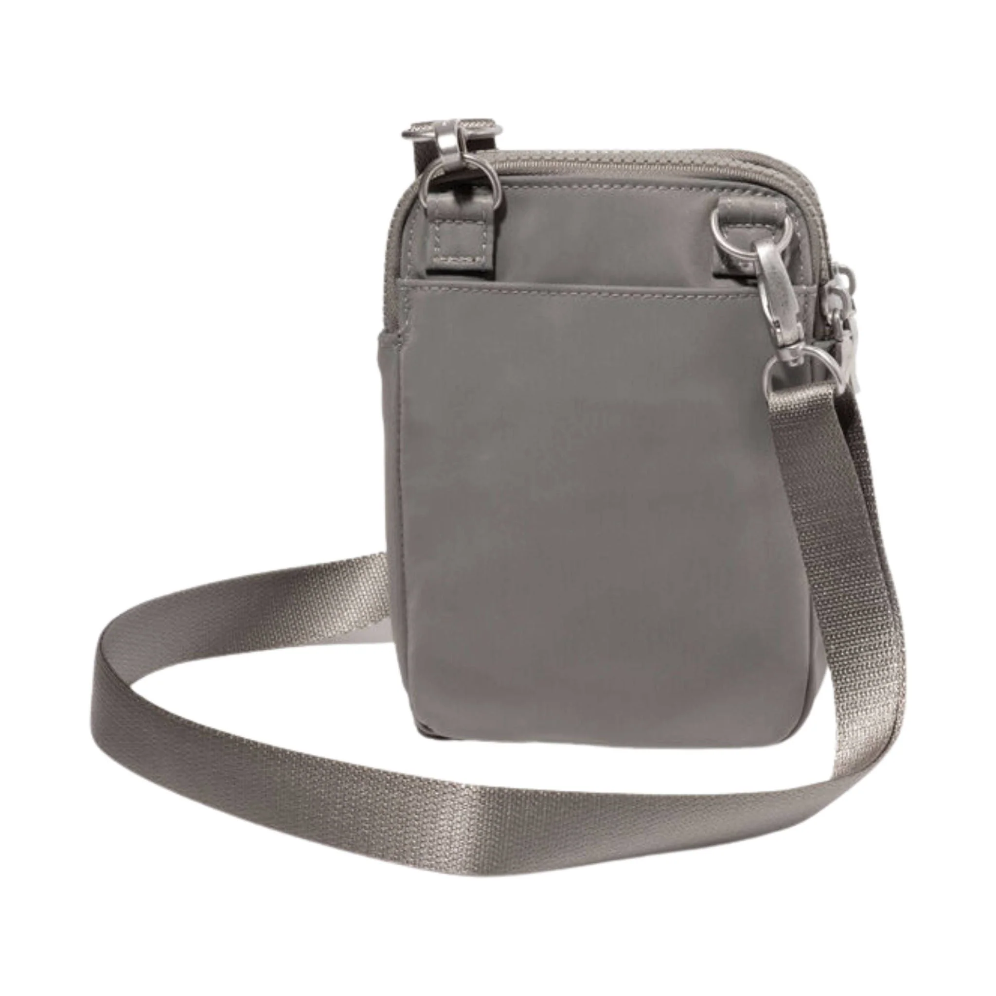 Baggallini Modern Take Two RFID Crossbody - Steel Grey Twill - Image 5