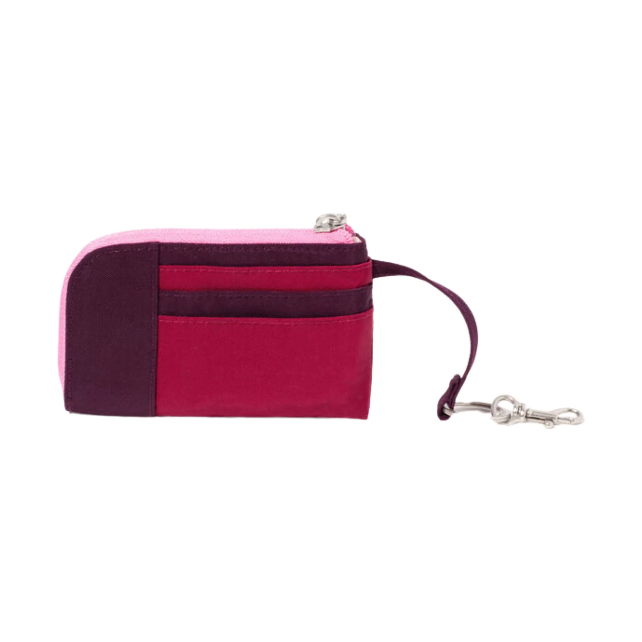 Baggallini RFID Zip Card Case - Mulberry Color Black - Image 4