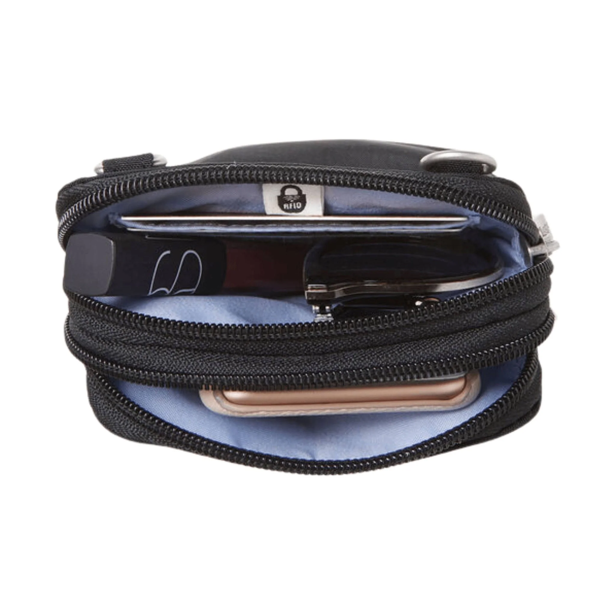 Baggallini Take Two RFID Bryant Crossbody - French Navy - Image 4