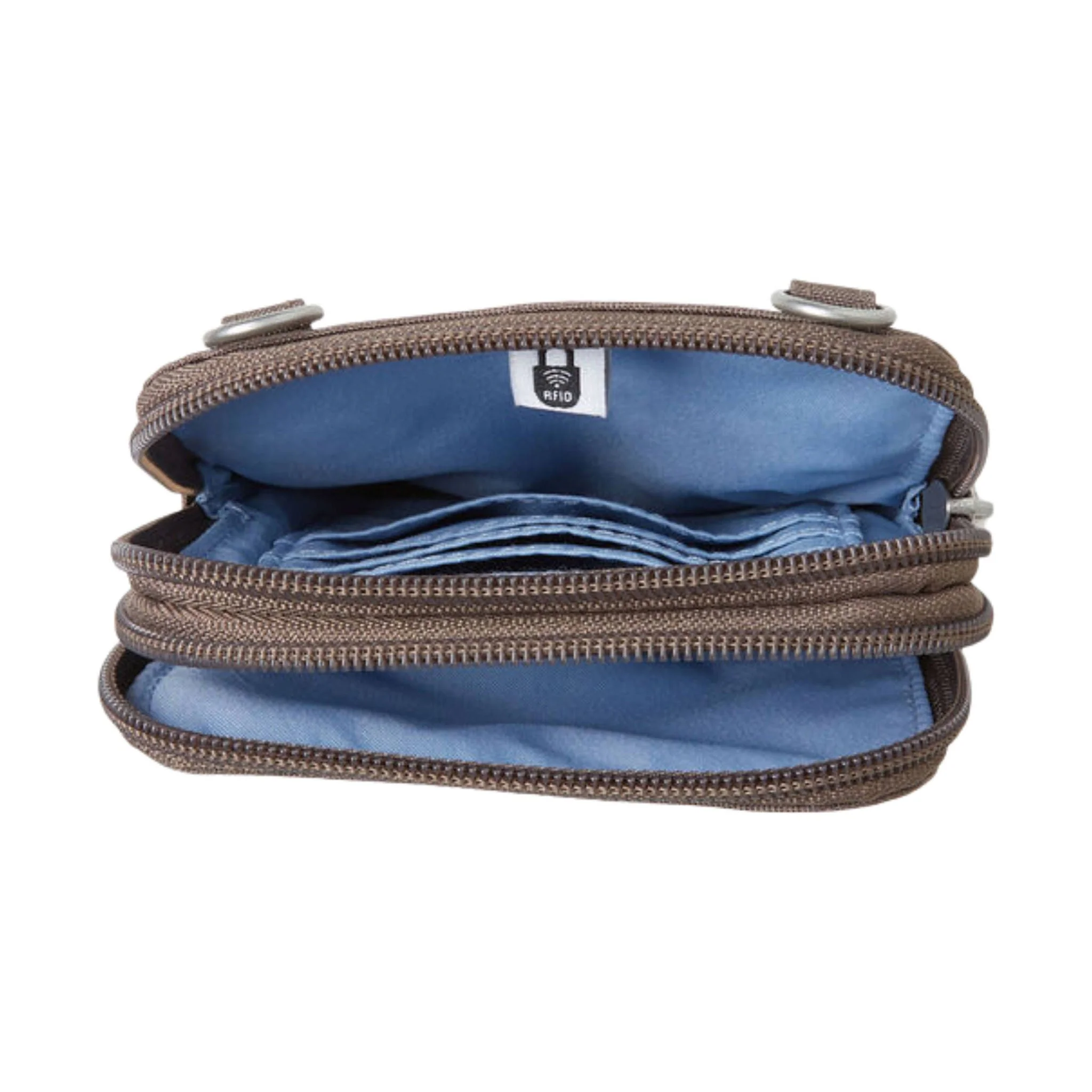 Baggallini Take Two RFID Bryant Crossbody - Portobello Shimmer - Image 4