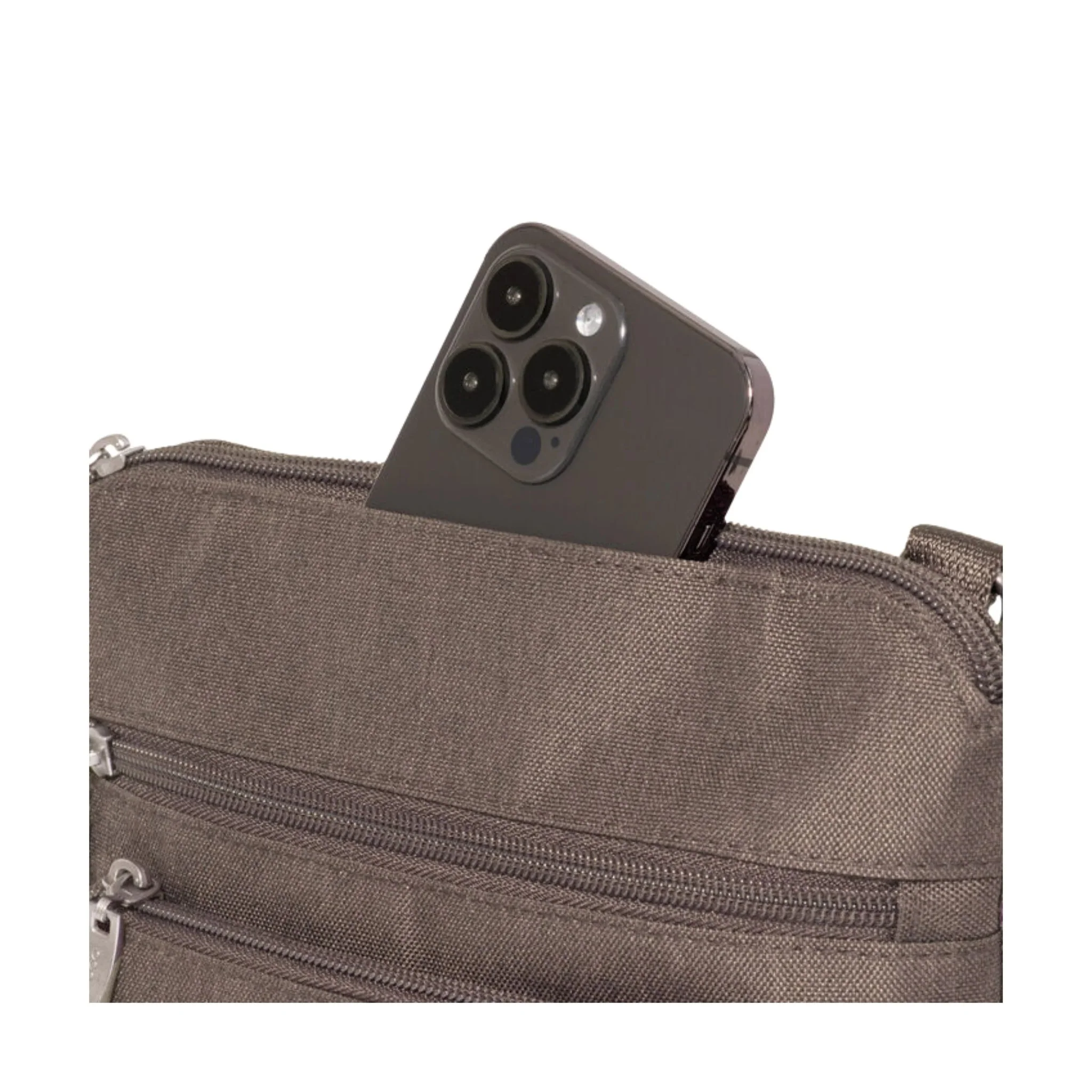 Baggallini Women's Modern Pocket CrossBody - Dark Umber Heritage - Image 5