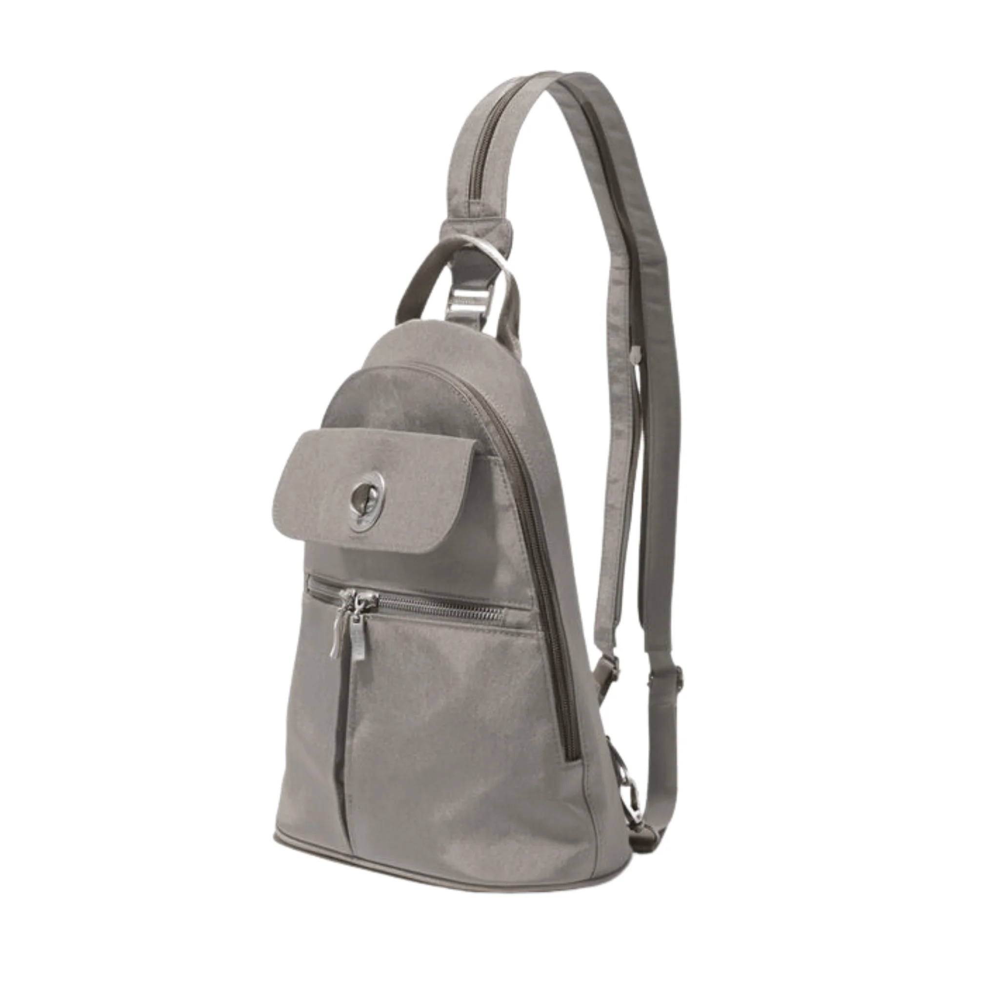 Baggallini Women's Naples Convertible Backpack - Sterling Shimmer