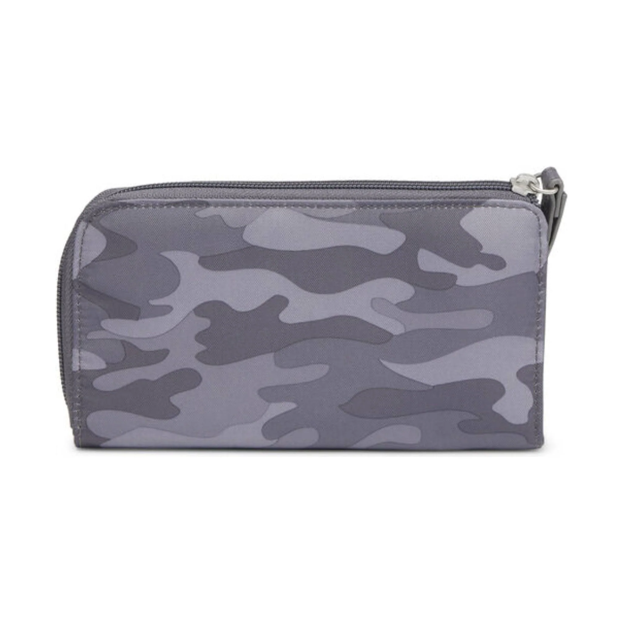 Baggallini Zip Around RFID Wallet - Grey Camo - Image 4