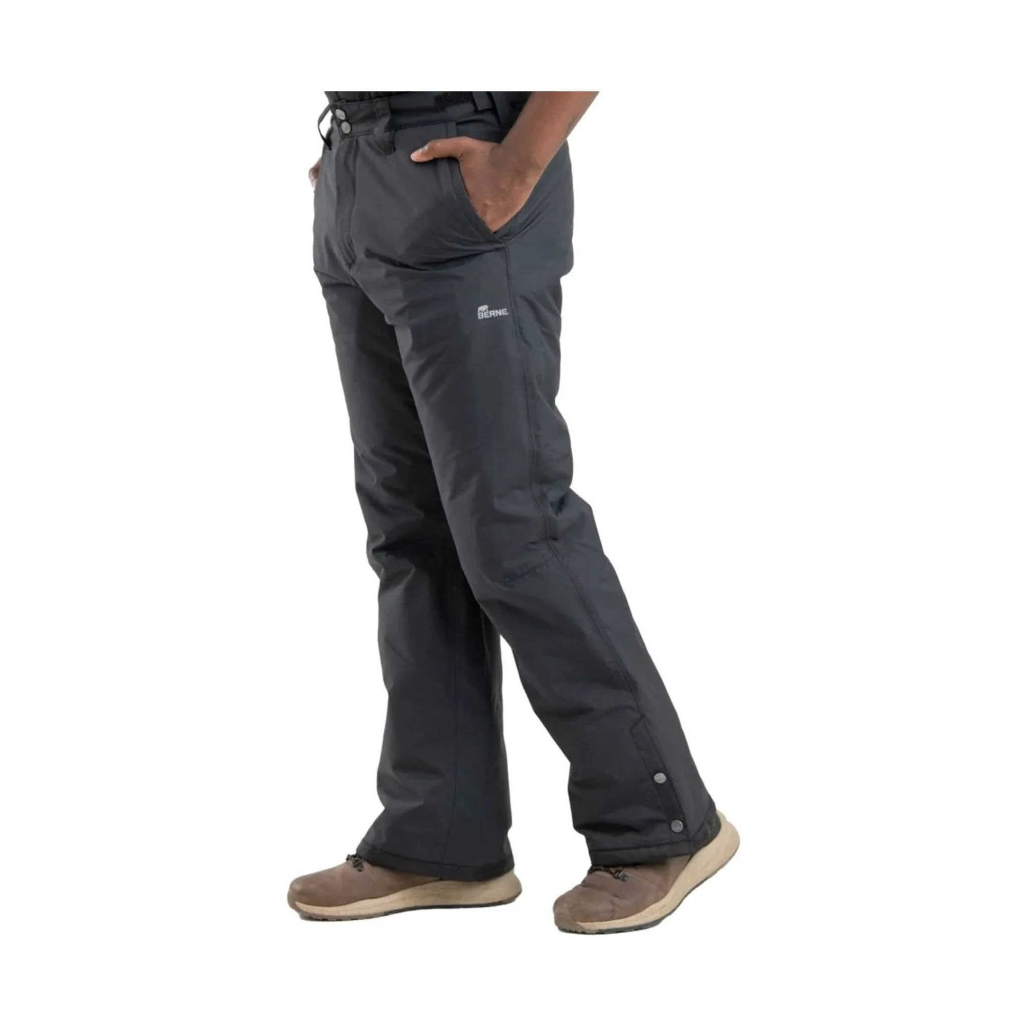 Berne Men's Coastline Waterproof Insulated Storm Pant - Black - Image 2