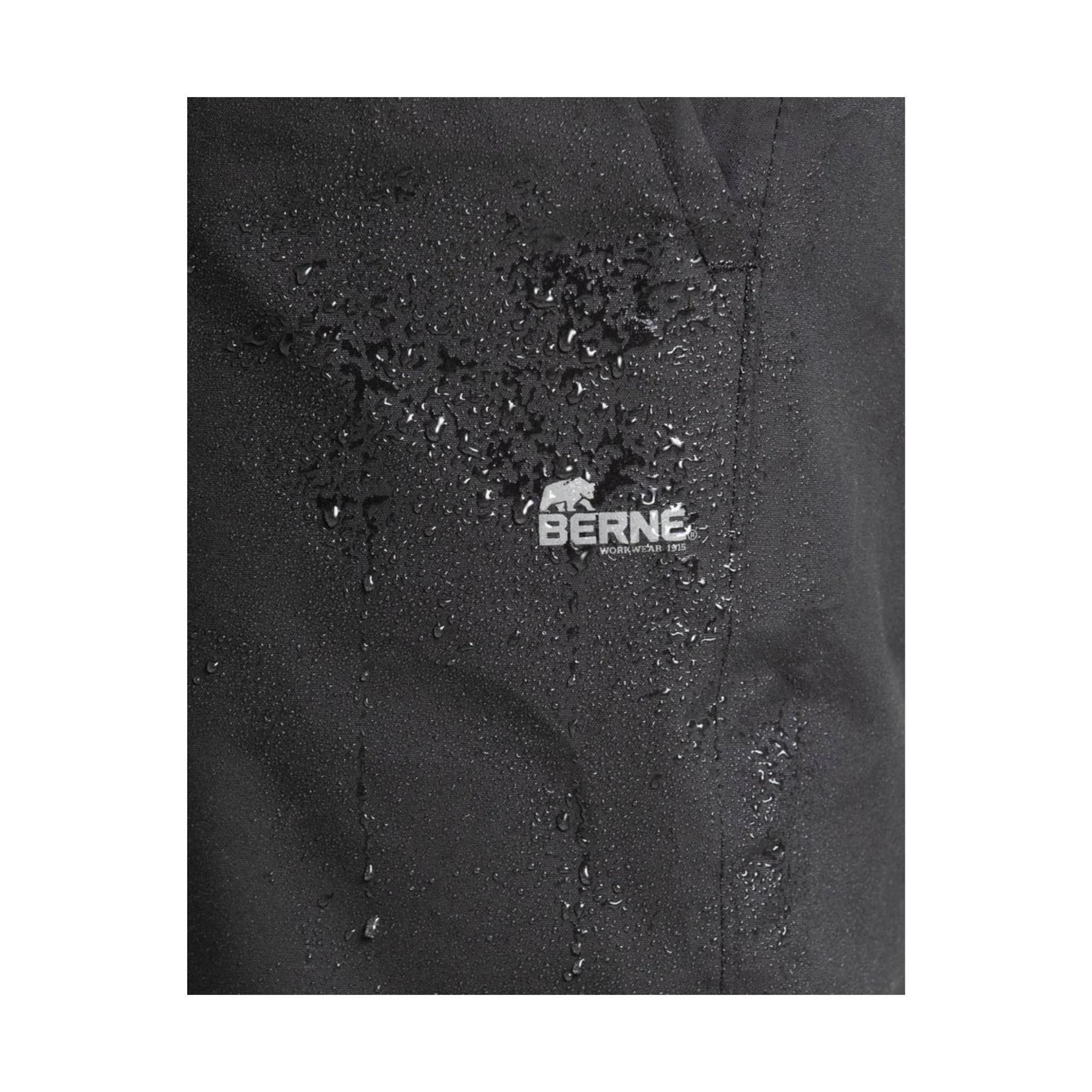 Berne Men's Coastline Waterproof Insulated Storm Pant - Black - Image 4