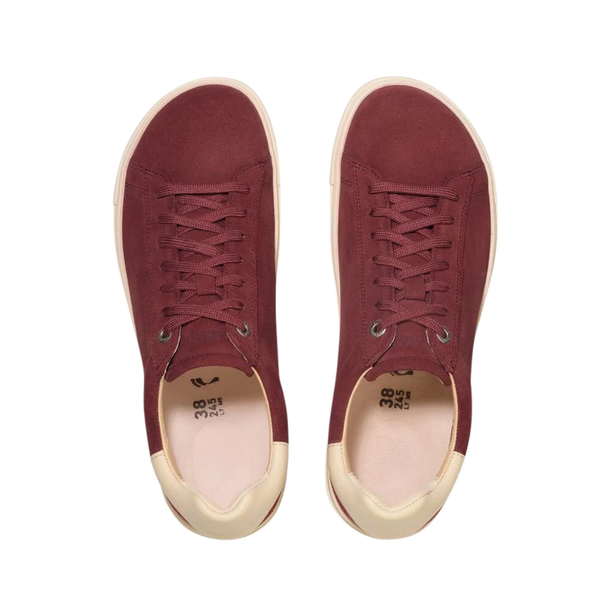 Birkenstock Bend Low Suede Leather Shoe - Zinandel - Image 2