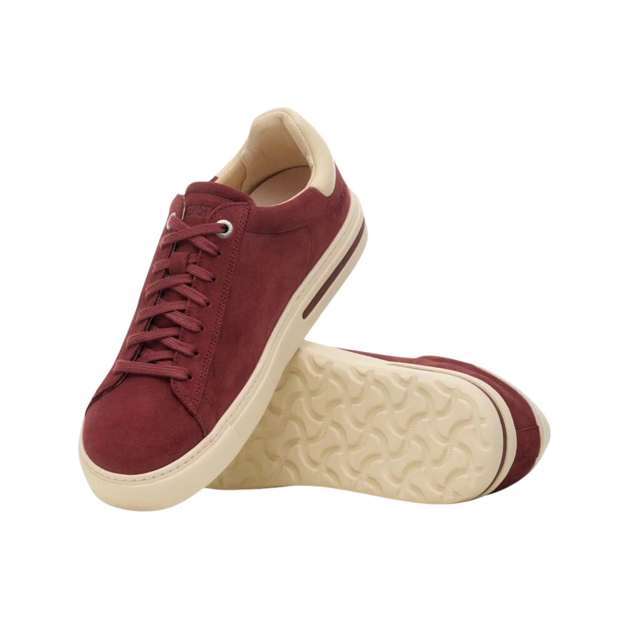 Birkenstock Bend Low Suede Leather Shoe - Zinandel - Image 3