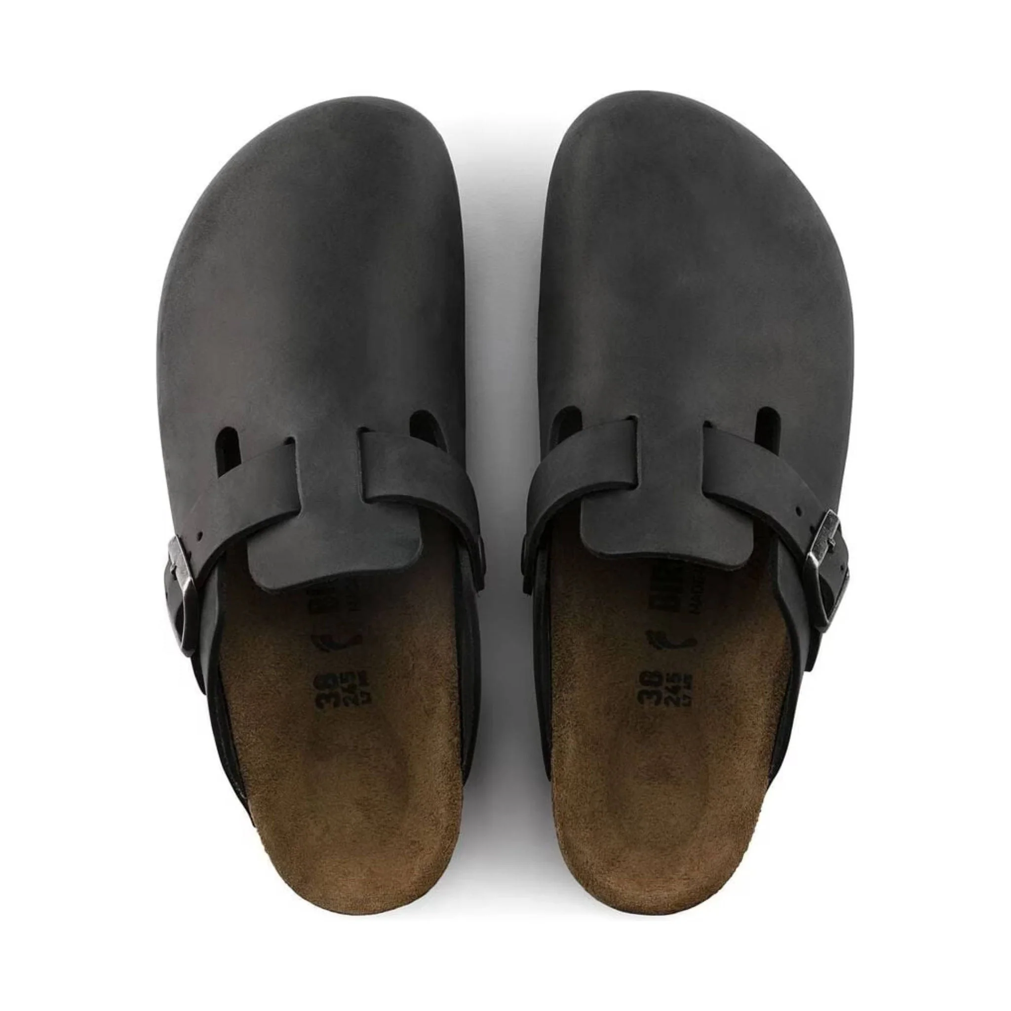 Birkenstock Boston - Oiled Leather Black - Image 2