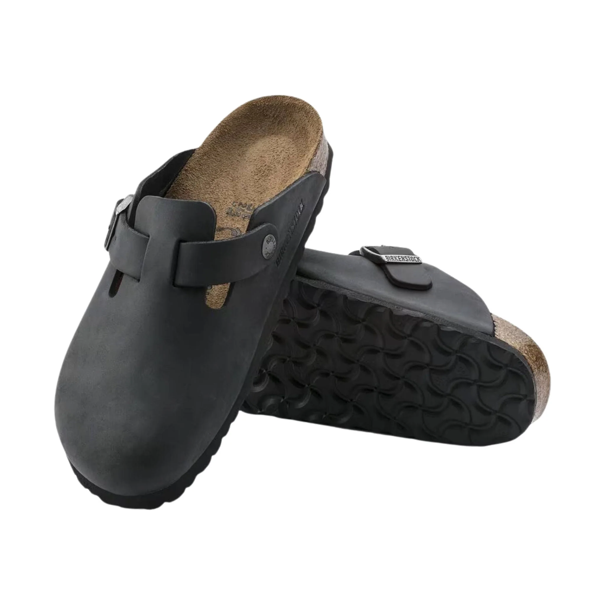 Birkenstock Boston - Oiled Leather Black - Image 3