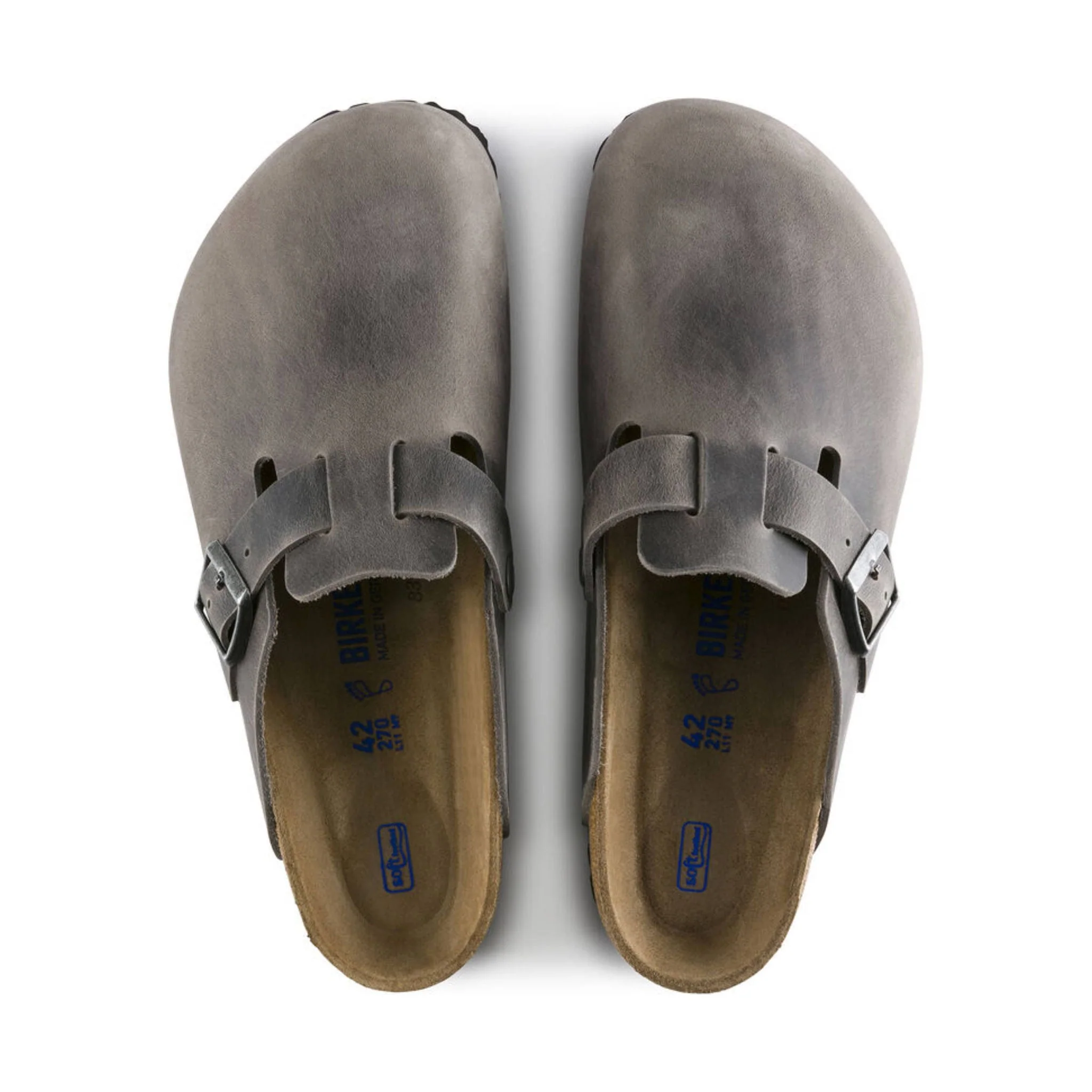 Birkenstock Boston Soft Footbed - Oiled Leather Iron - Image 3