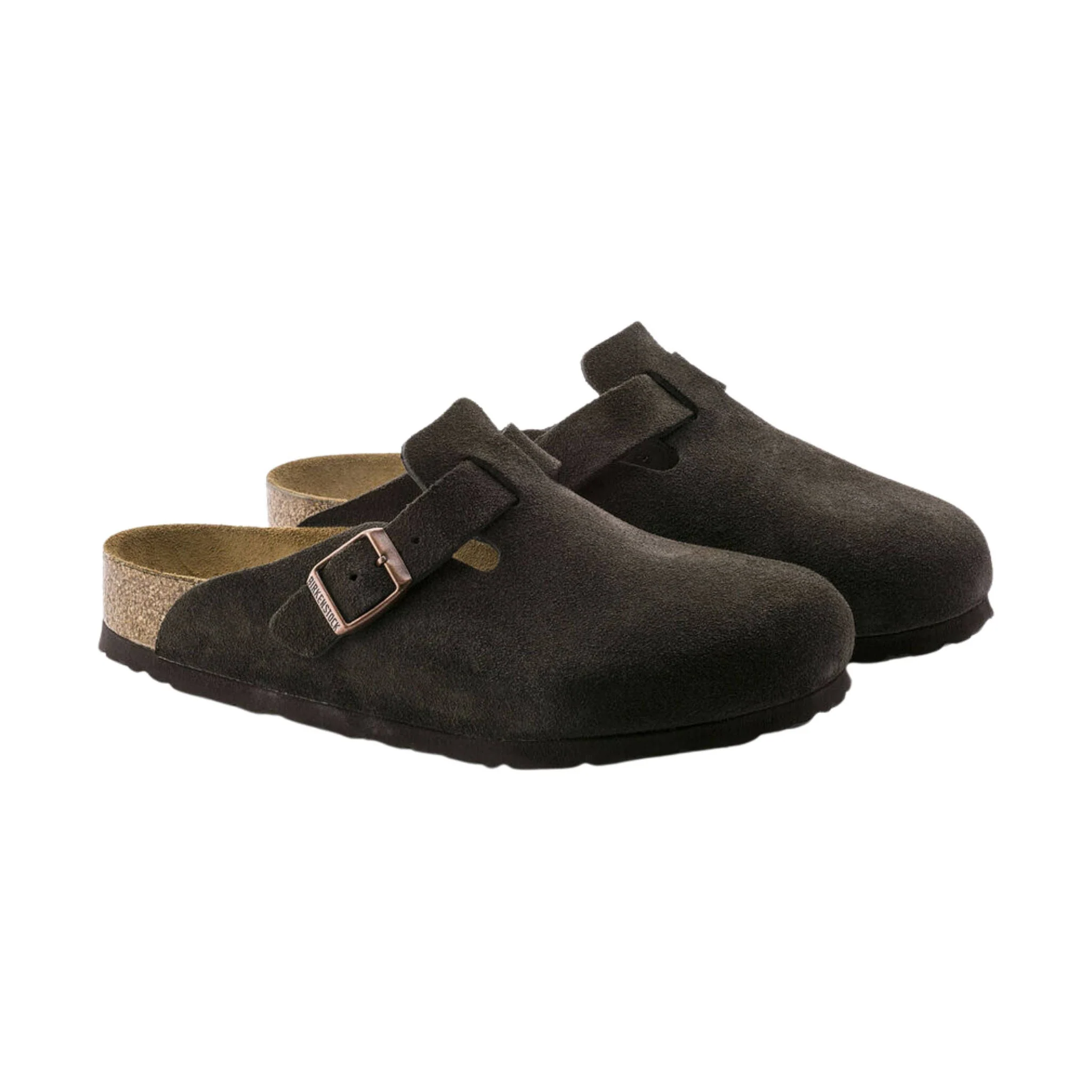 Birkenstock Boston Soft Footbed - Suede Mocha - Image 2